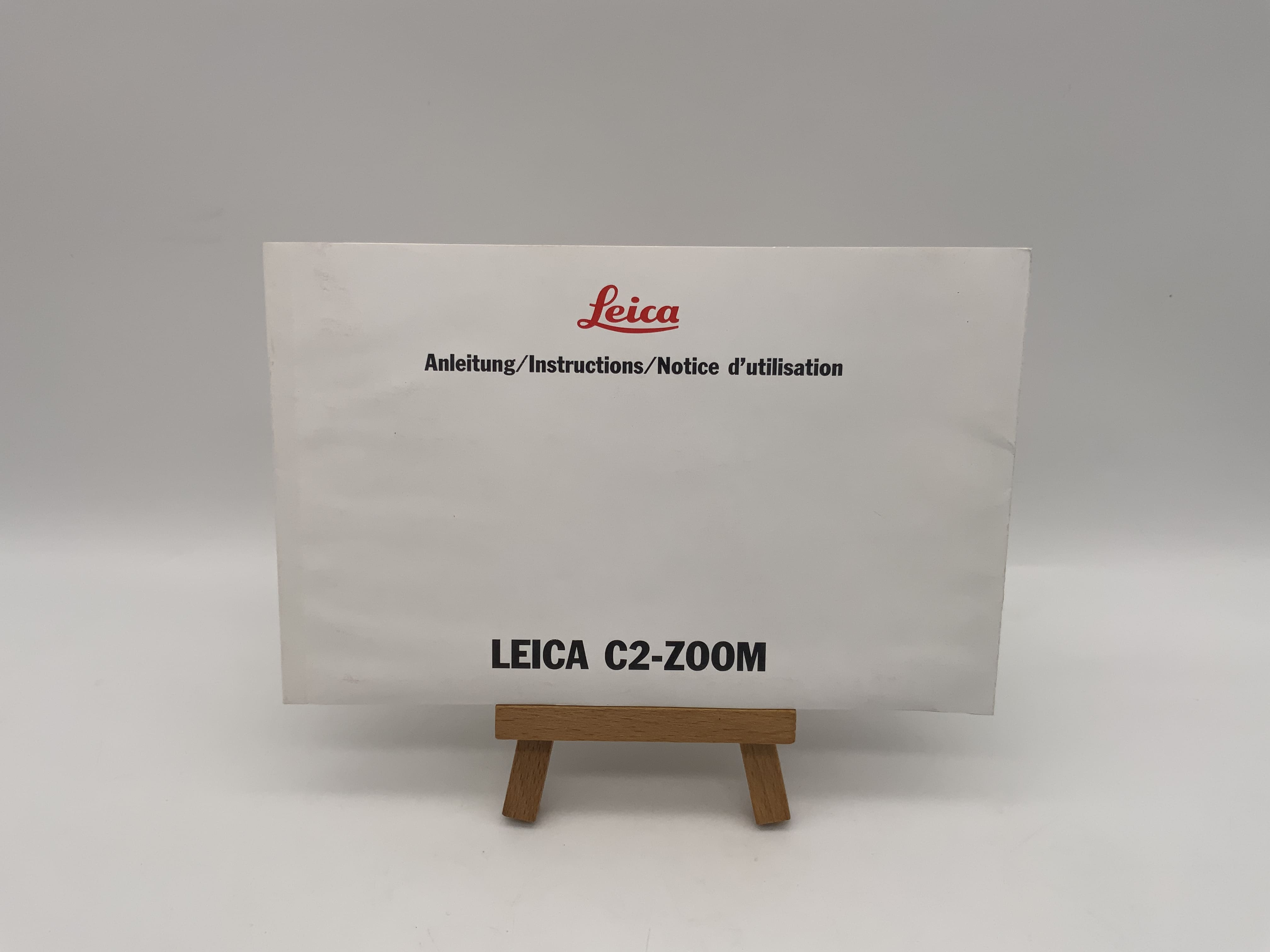 Leica C2 Zoom User Manual Operating Instructions German