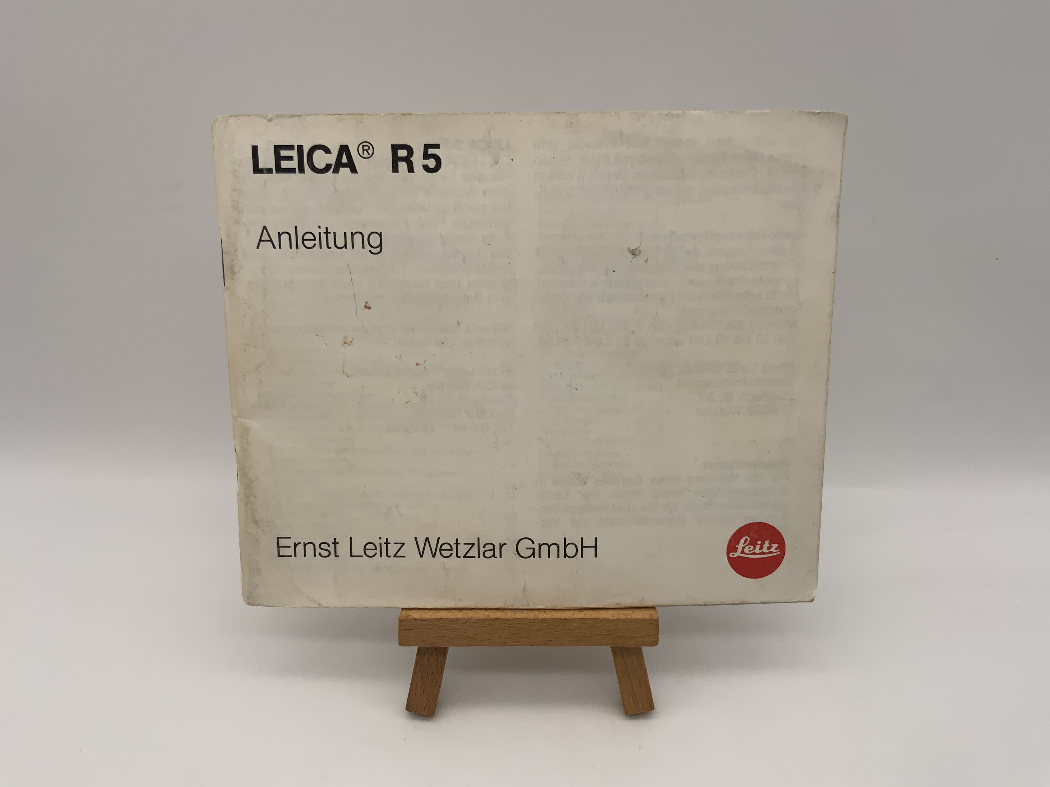 Leica R5 User Manual (German)