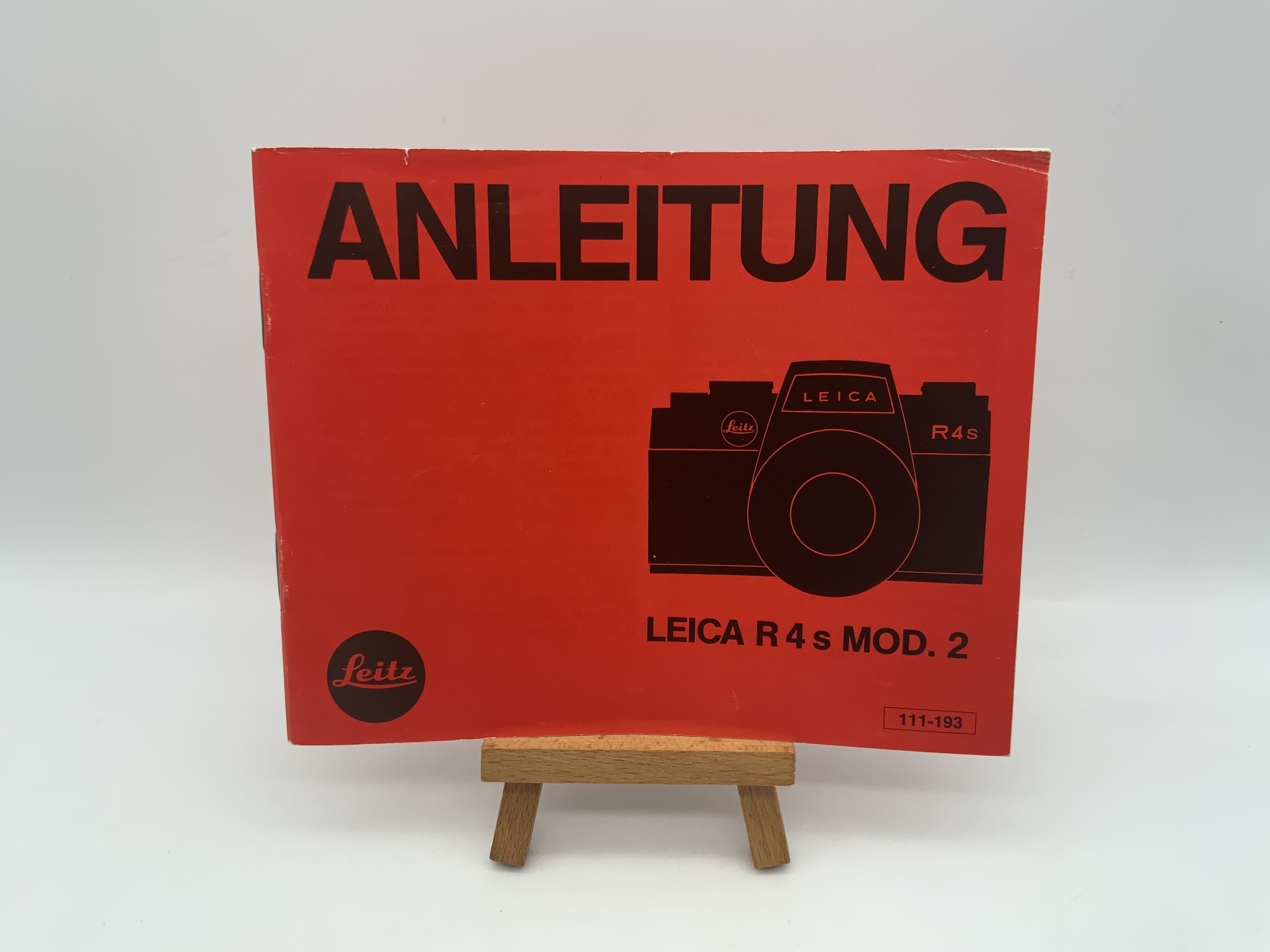 Leitz Leica R4s MOD.2 111-193 Operating Instructions German