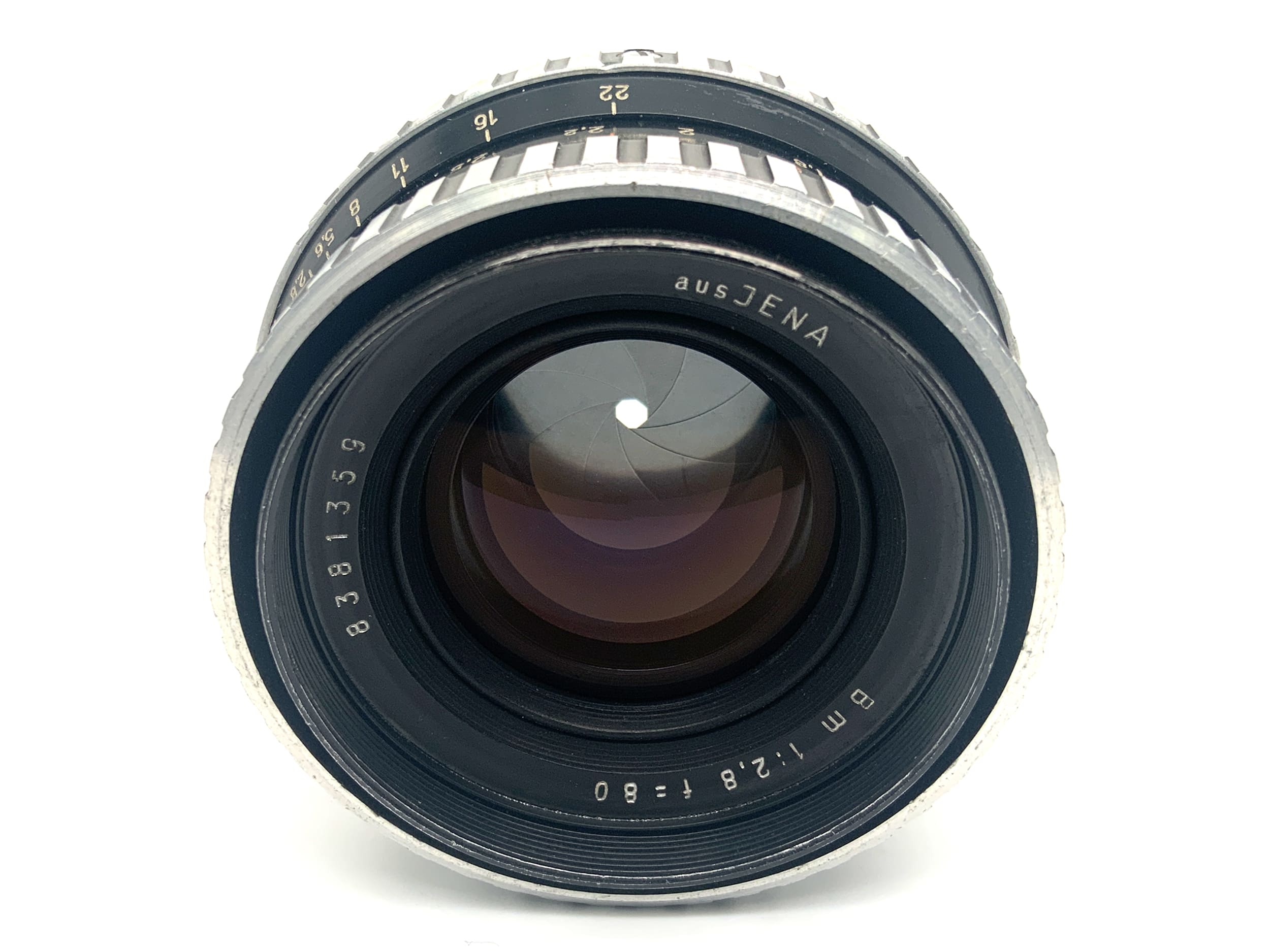Carl Zeiss "aus Jena" Biometar 80mm 1:2.8 Zebra Festbrennweite (Pentacon Six)