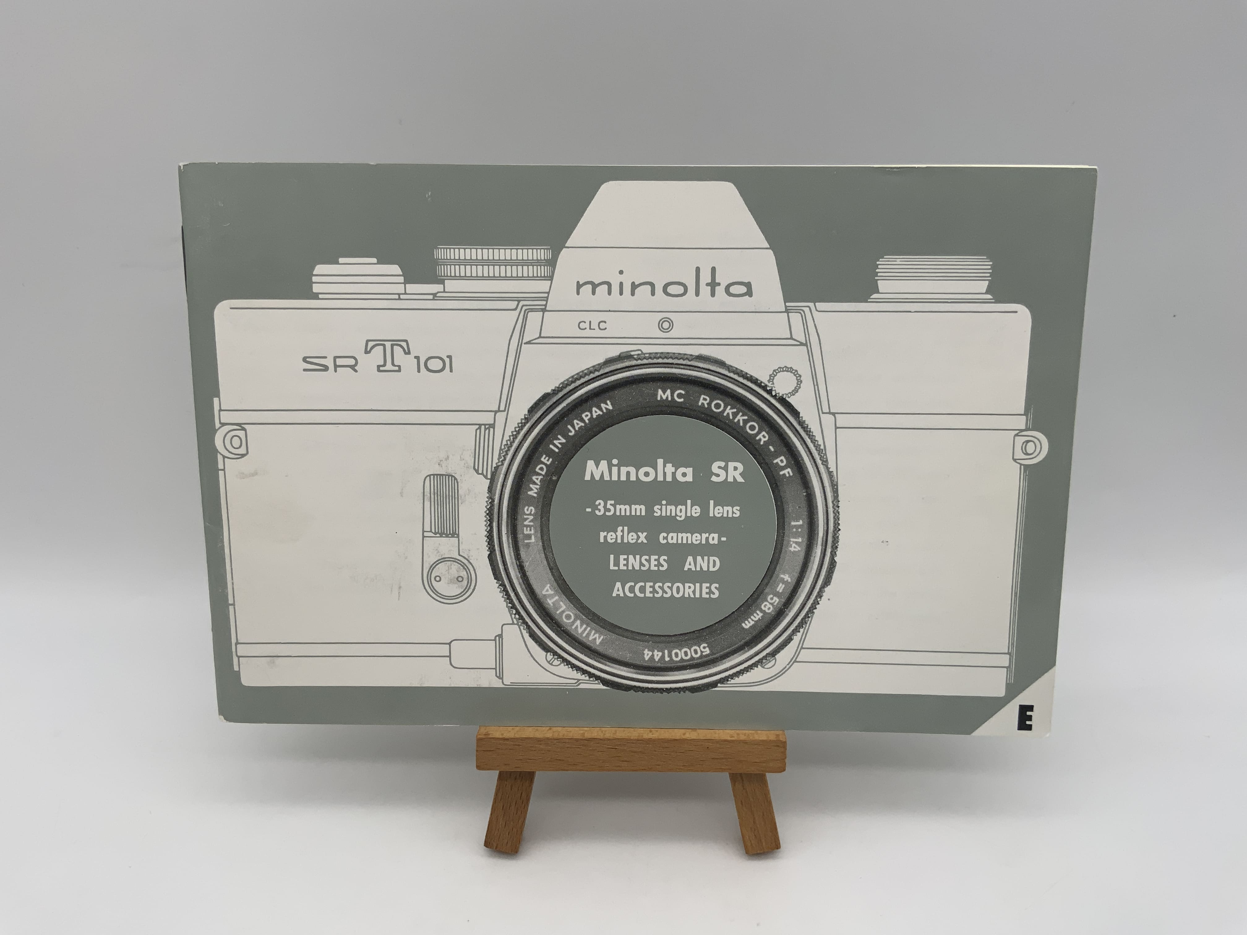 Minolta SRT 101 Minolta SR 35mm single lens reflex camera Instructions (English)