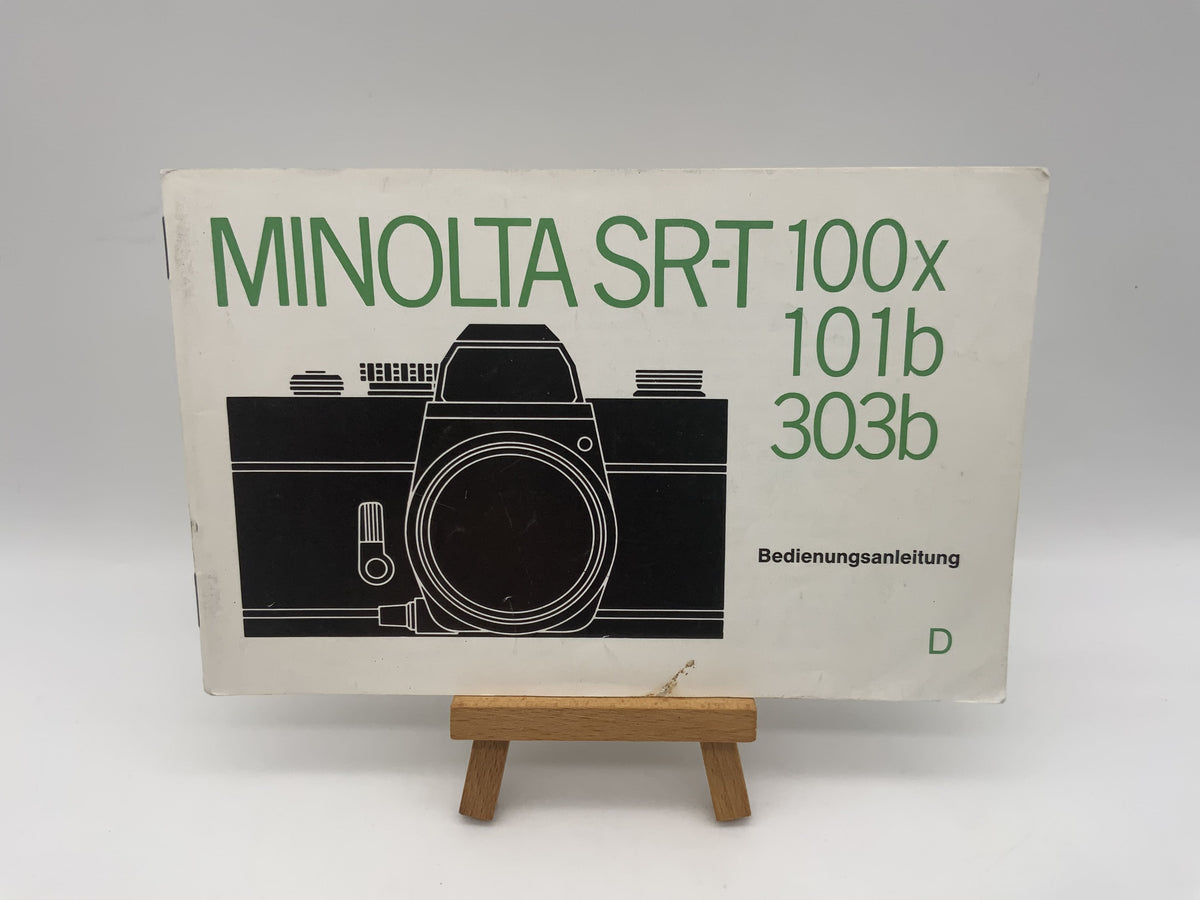 Minolta SRT 100x / 101b / 303b User Manual (German)