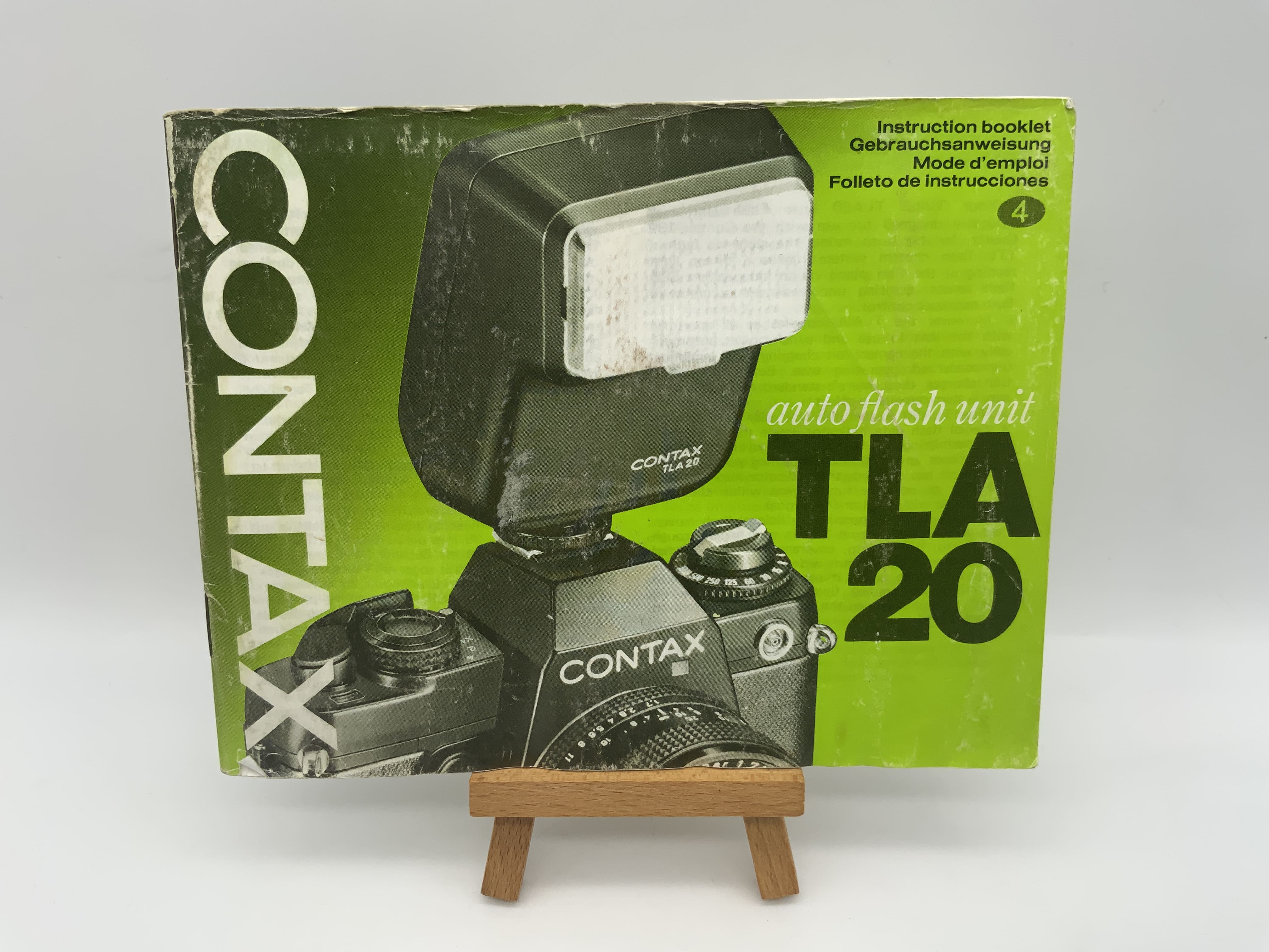 Contax auto flash unit TLA 20 User manual Operating instructions German