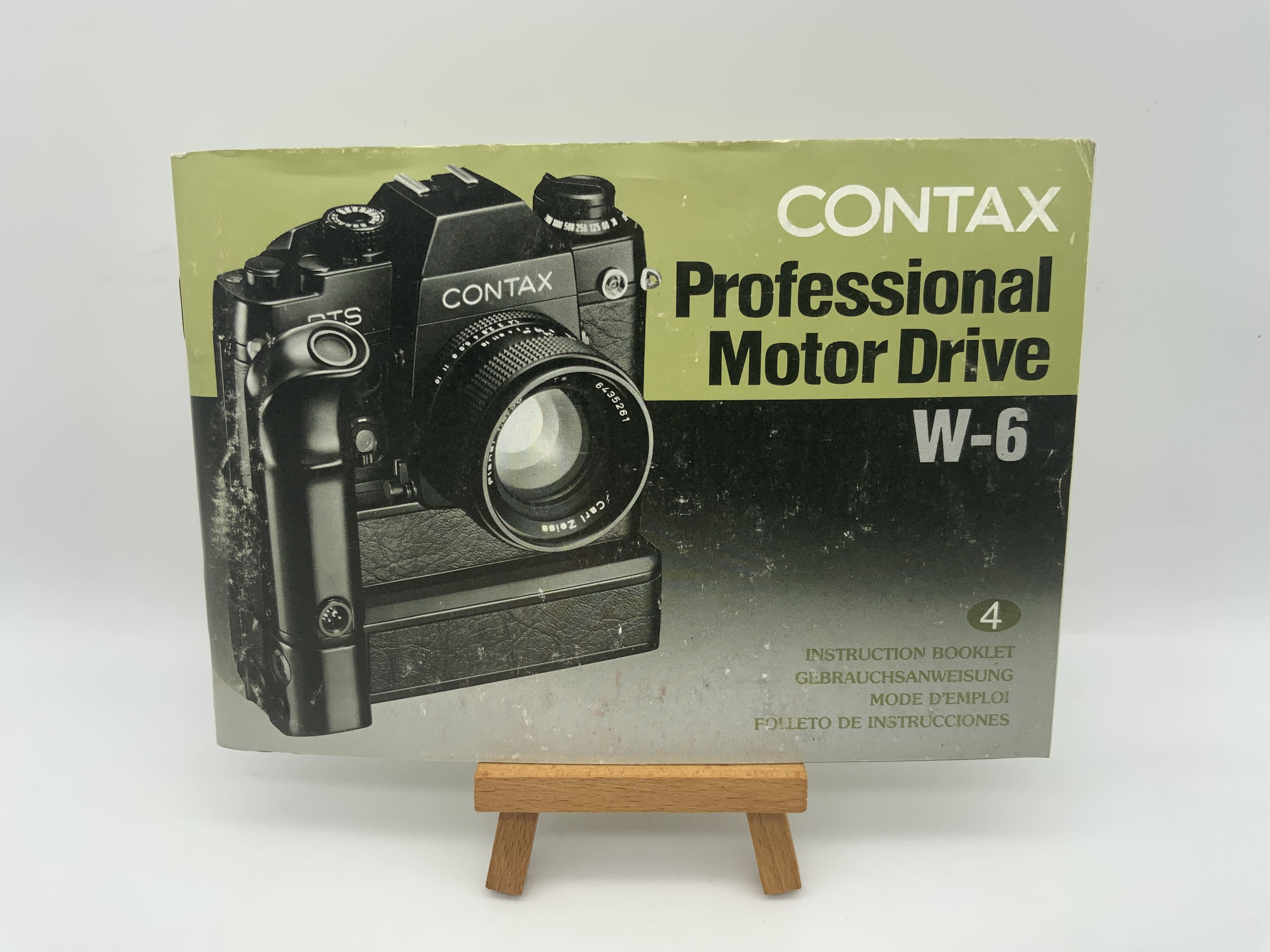 Contax Professional Motor Drive W-6 User Manual (German)