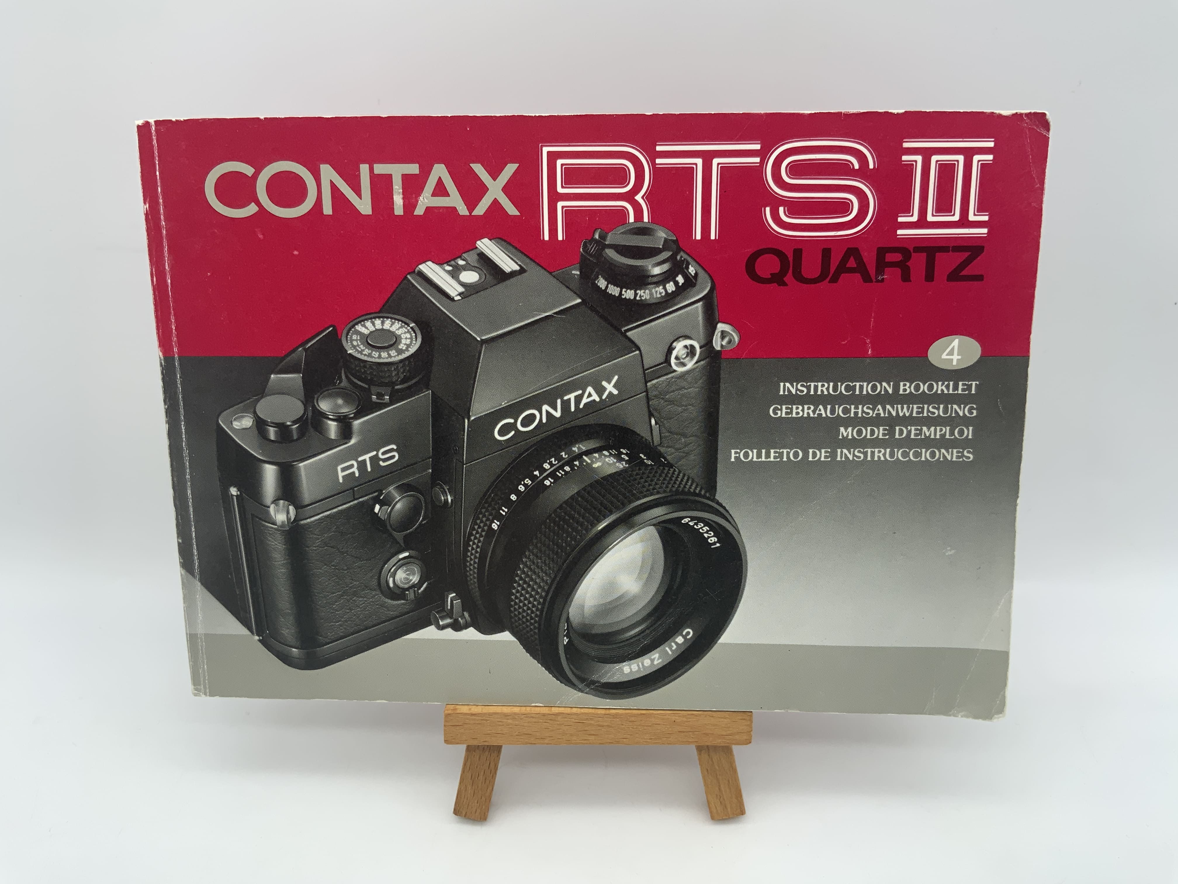 Contax RTS II Quartz User Manual (German)