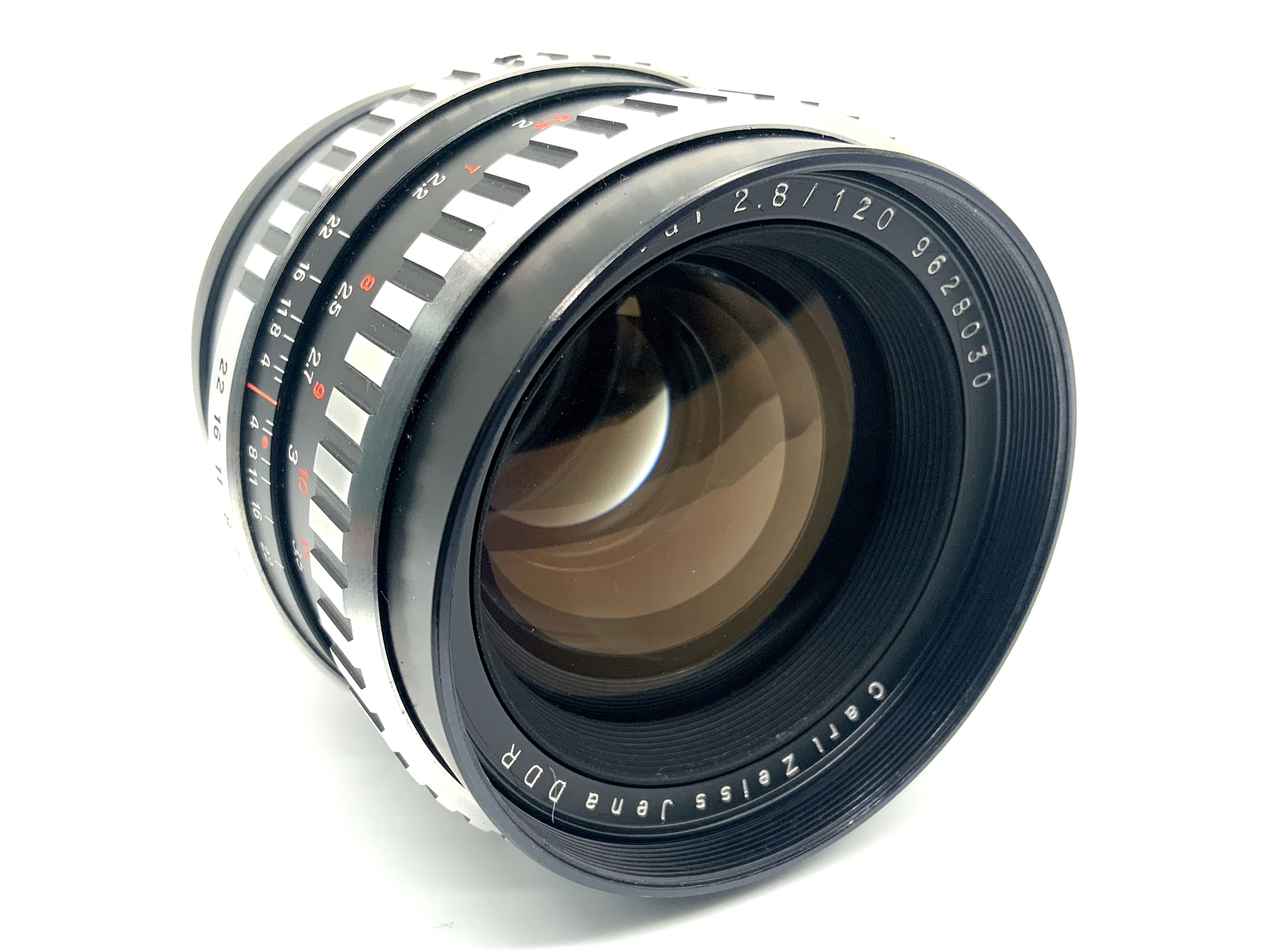 Carl Zeiss Jena Biometar 120mm 1:2.8 Objektiv Zebra (Pentacon Six) Text lesen!