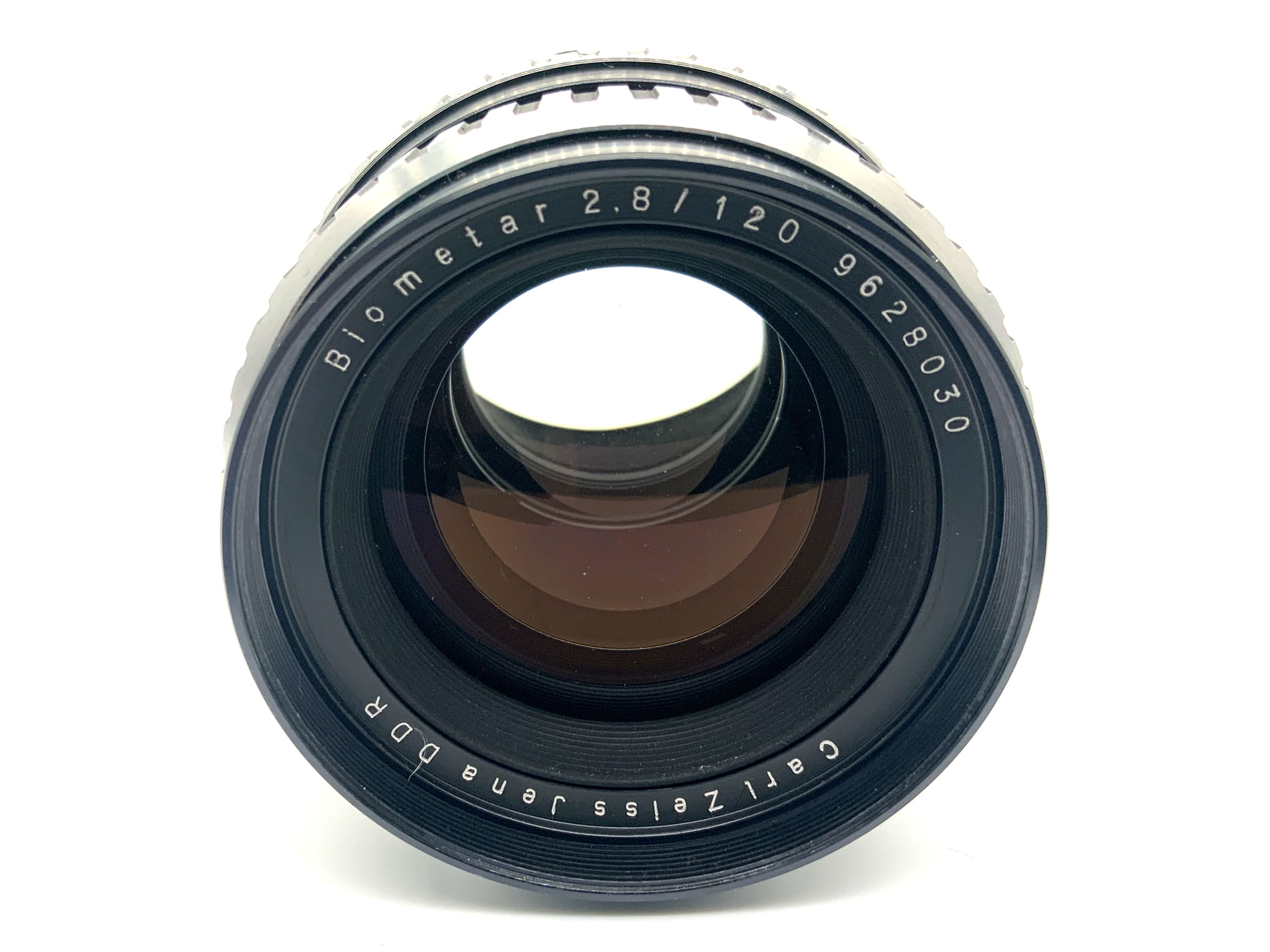 Carl Zeiss Jena Biometar 120mm 1:2.8 Objektiv Zebra (Pentacon Six) Text lesen!