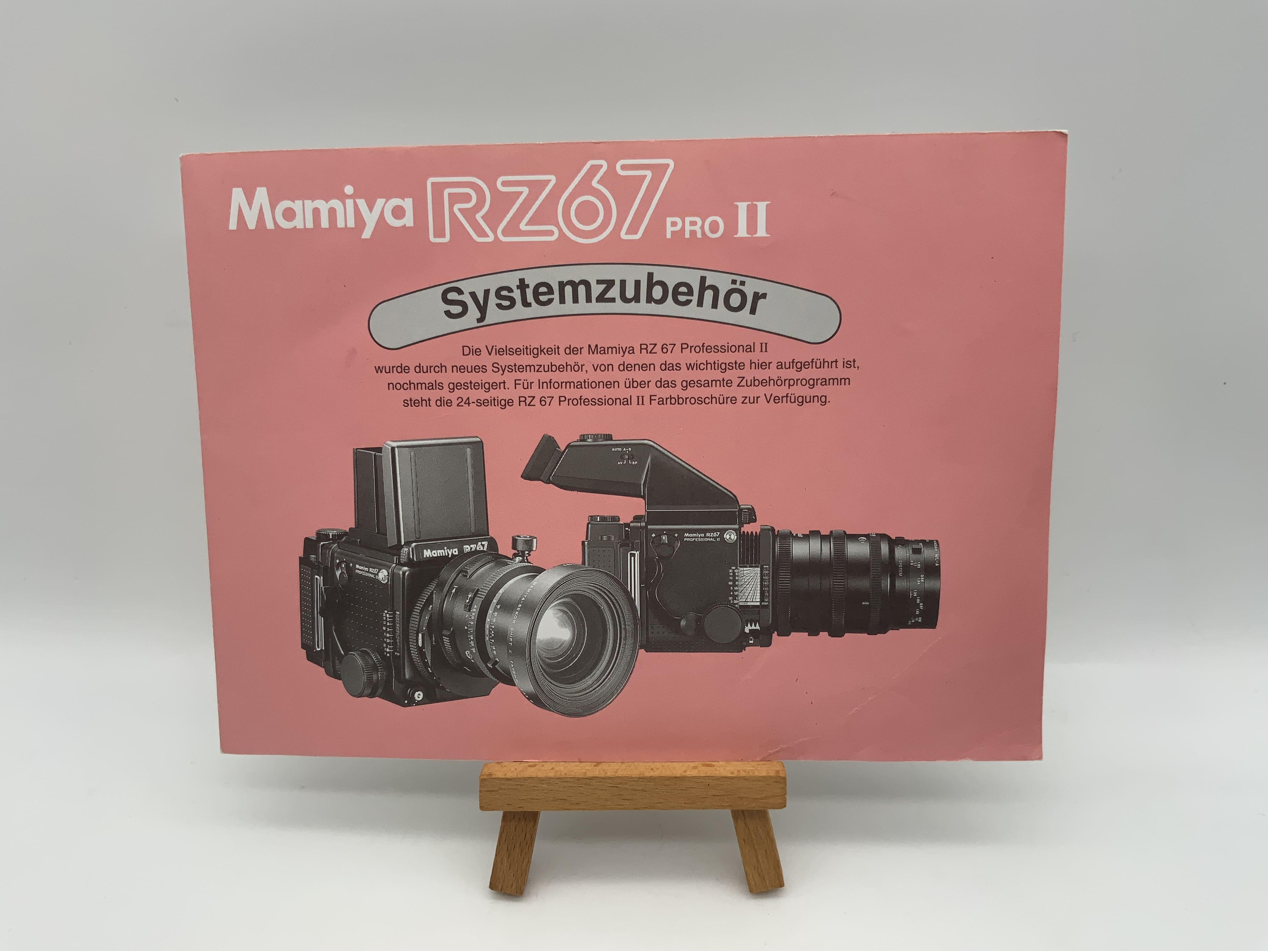 Mamiya RZ67 Pro II System Accessories User Manual (German)