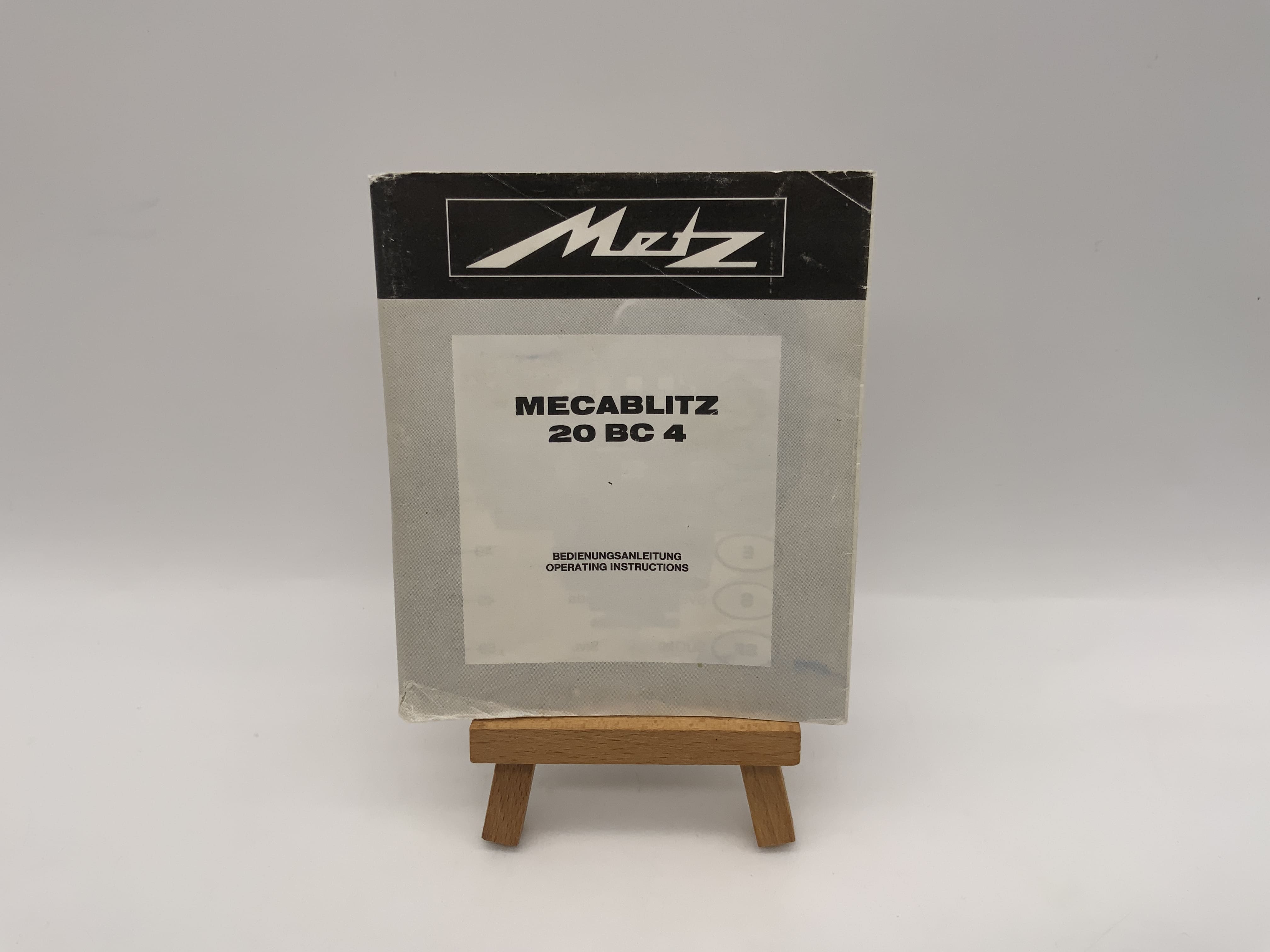 Metz Mecablitz 20 BC 4 User Manual Operating Instructions German