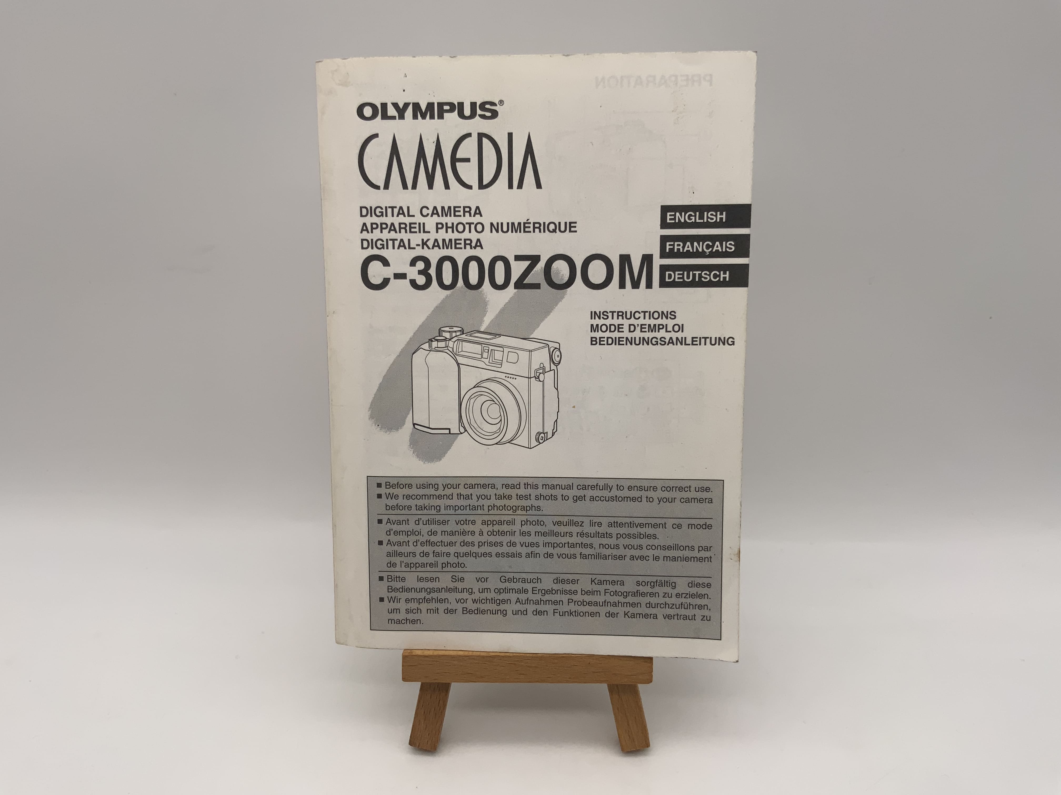 Olympus Camedia C-3000 Zoom User Manual Operating Instructions German