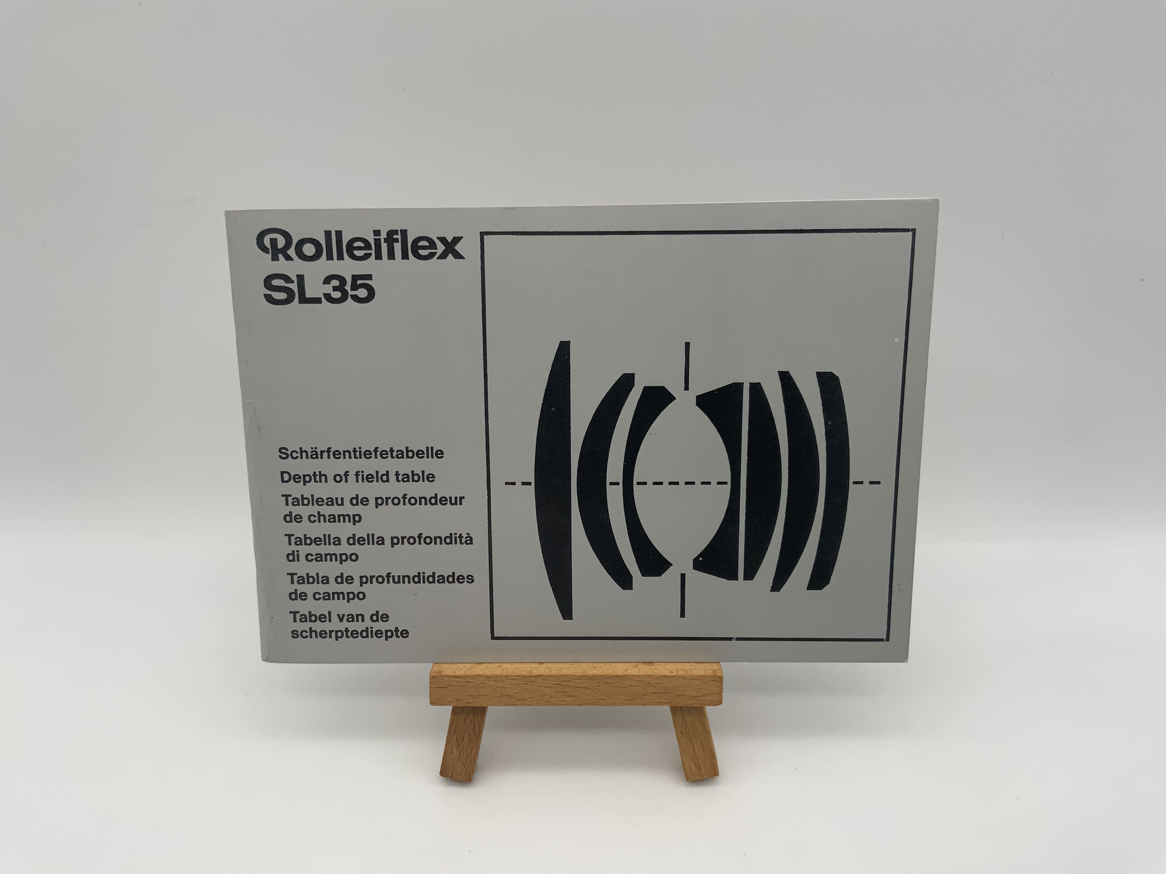 Rollei Rolleiflex SL35 in practice: Focus chart (German)