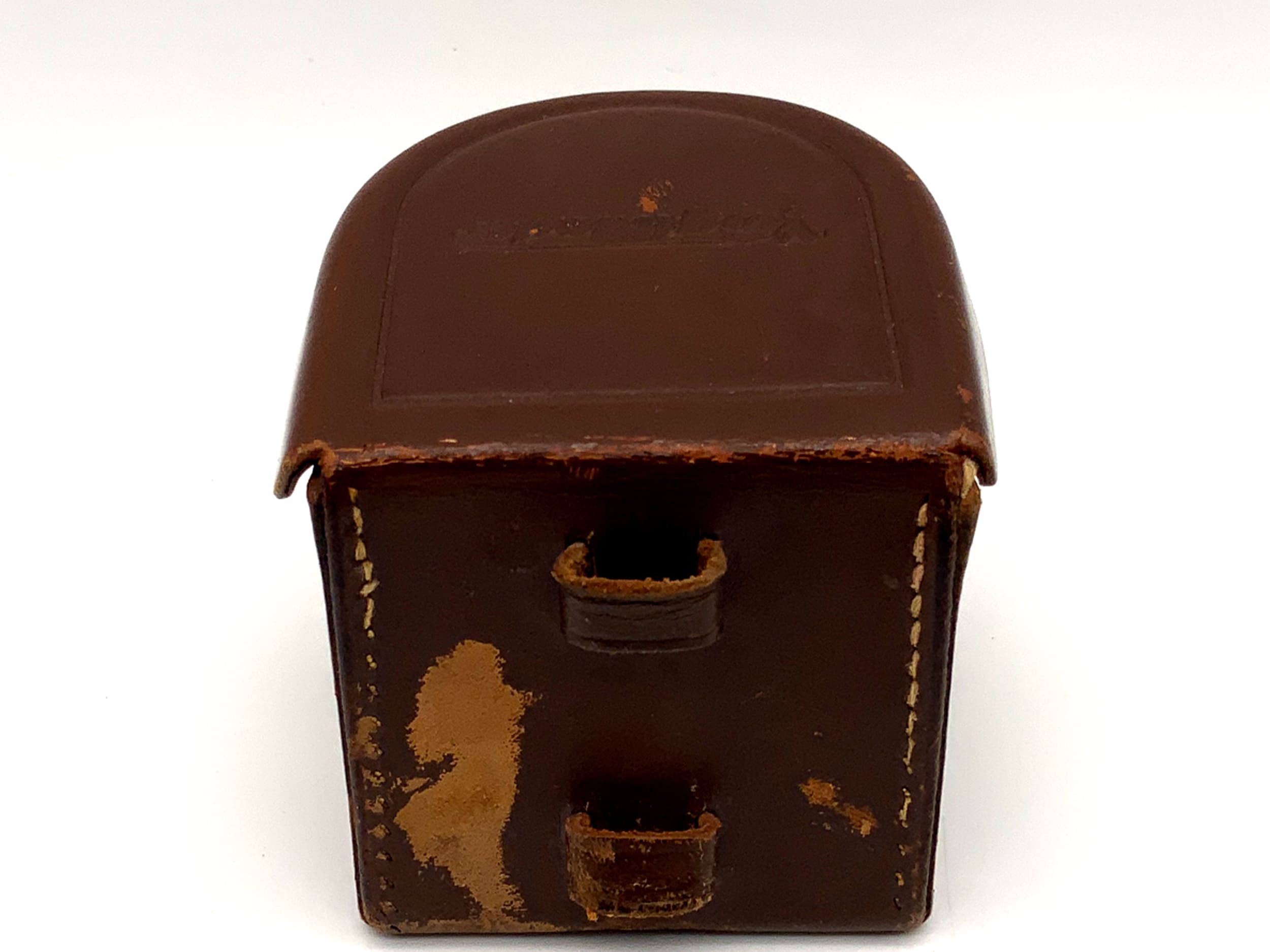 Voigtländer 80/089 brown leather hardcase case, lens case, camera bag