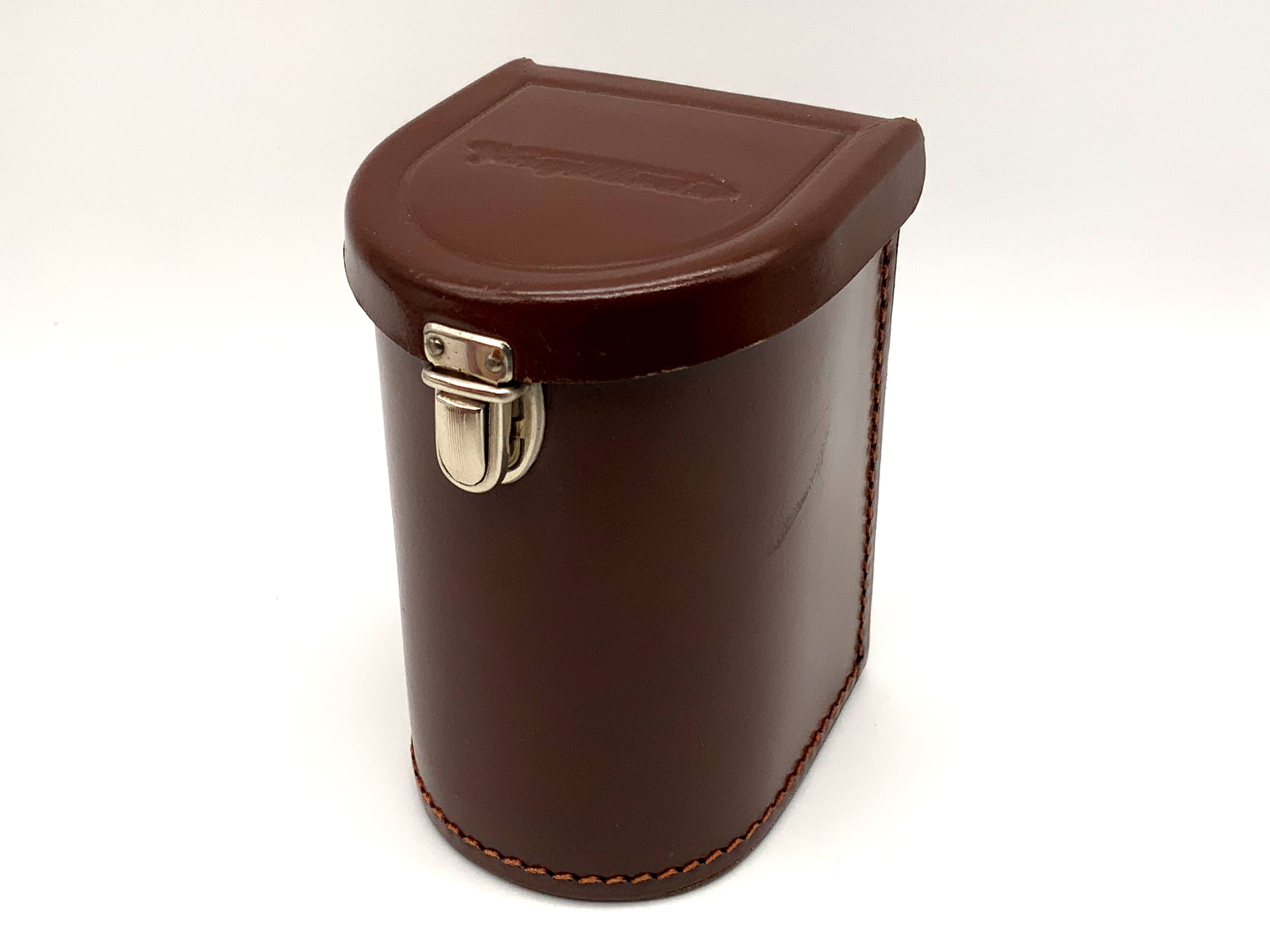 Voigtländer 90/144 brown leather hardcase lens case camera bag