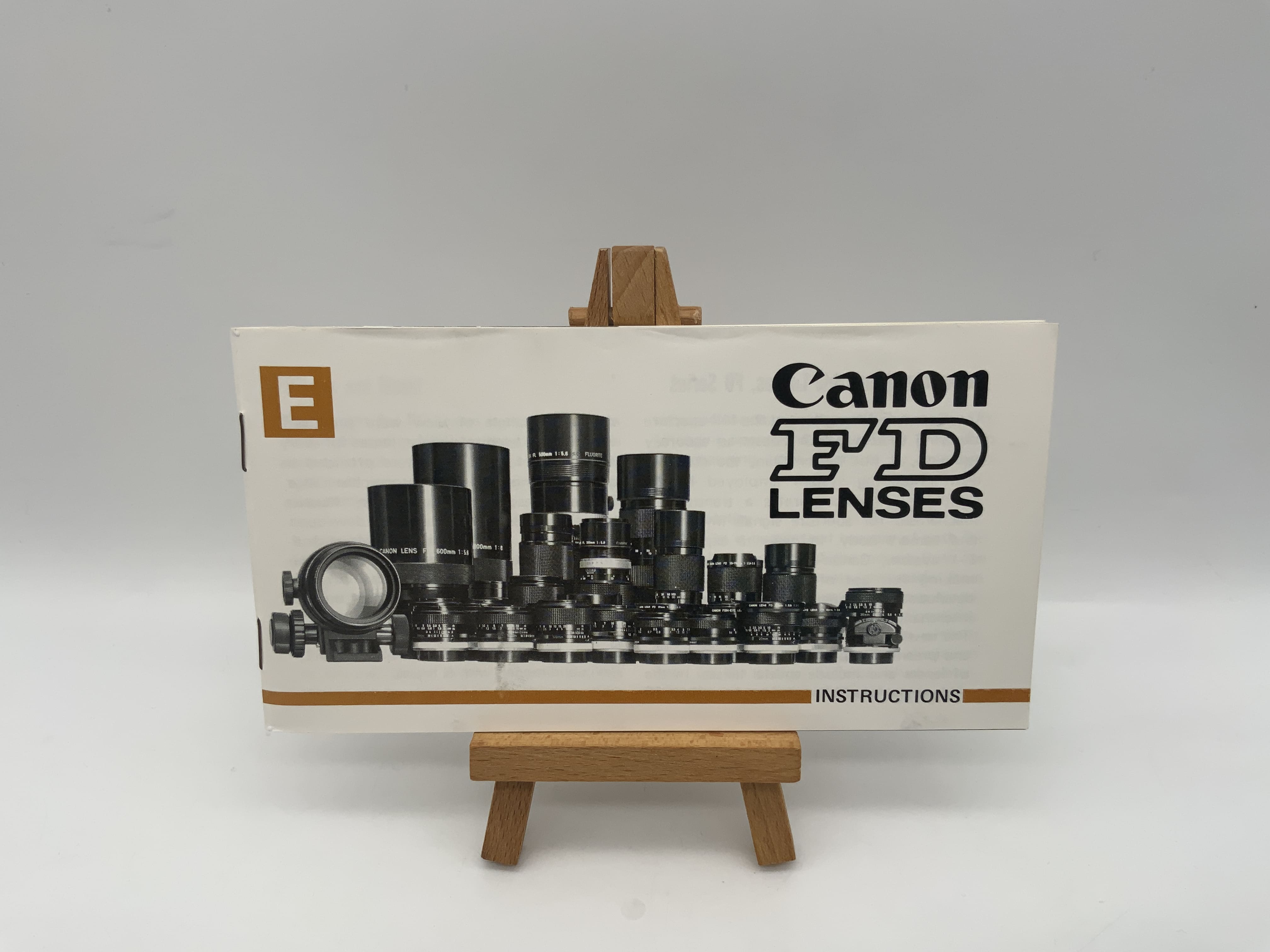 Canon FD Lenses User Manual (English)