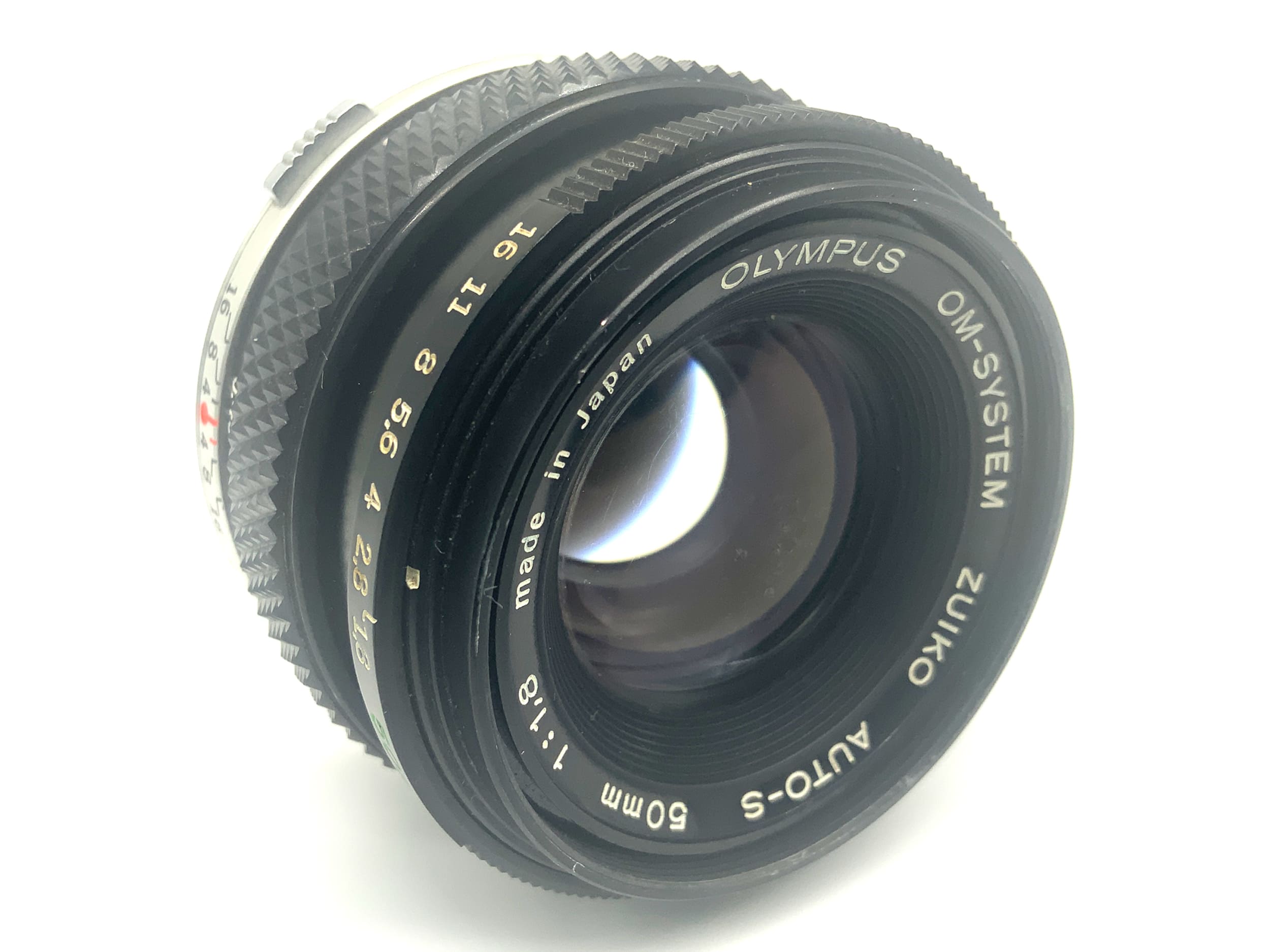 Olympus F.Zuiko Auto-S 50mm 1:1.8 Objektiv Festbrennweite (Olympus OM) Pilz!