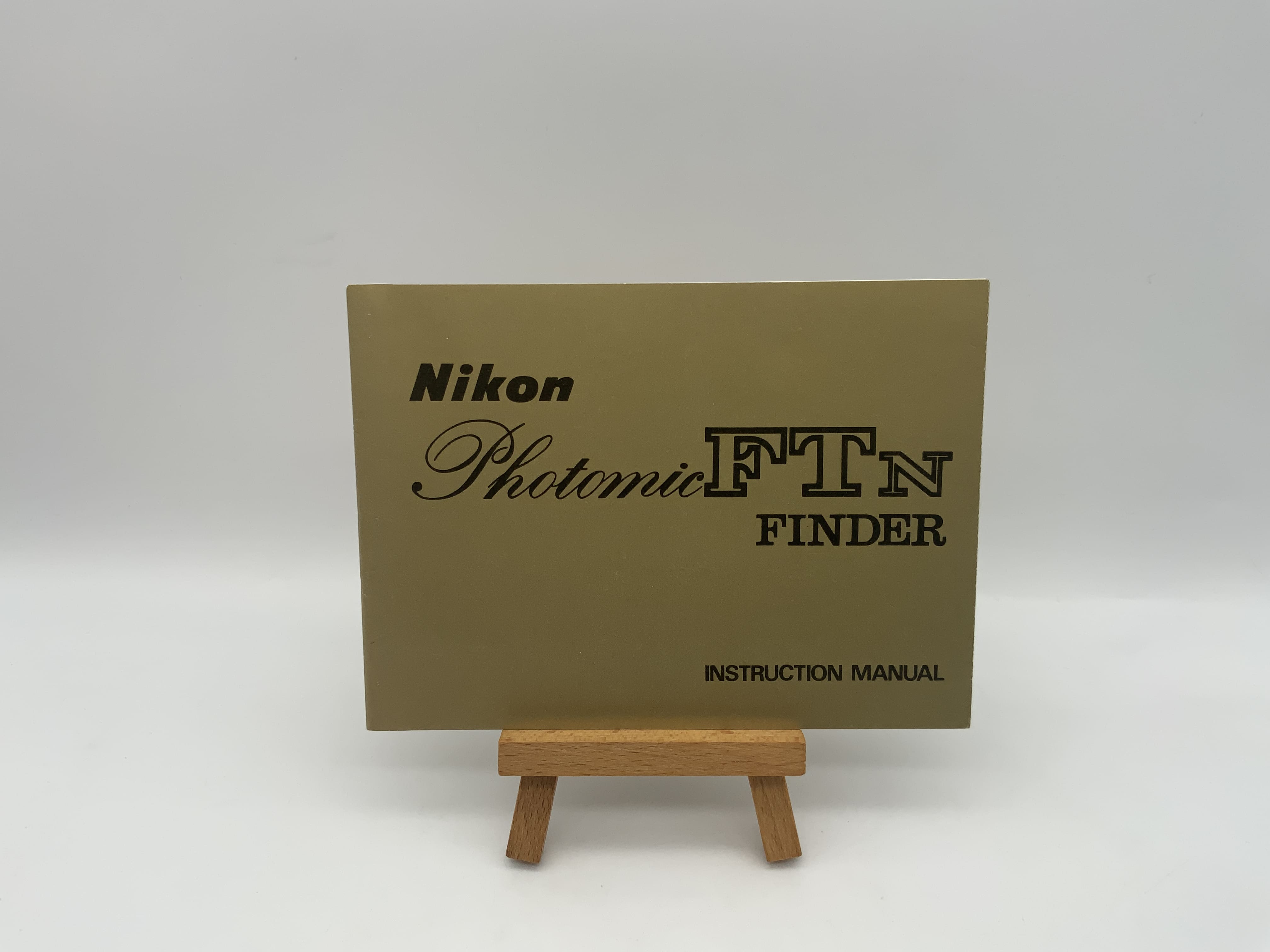 Nikon Photomic FTN Finder instruction manual (English)