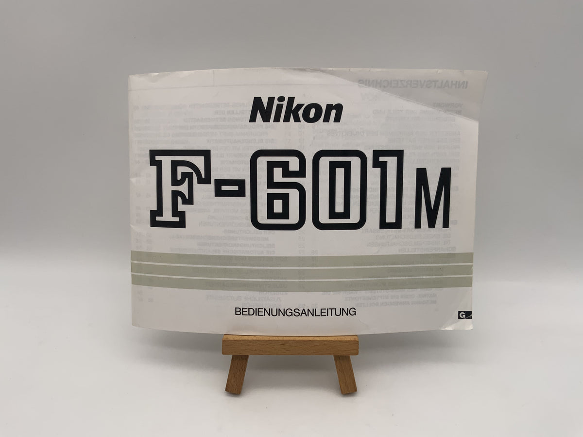 Nikon F-601M User Manual (German)