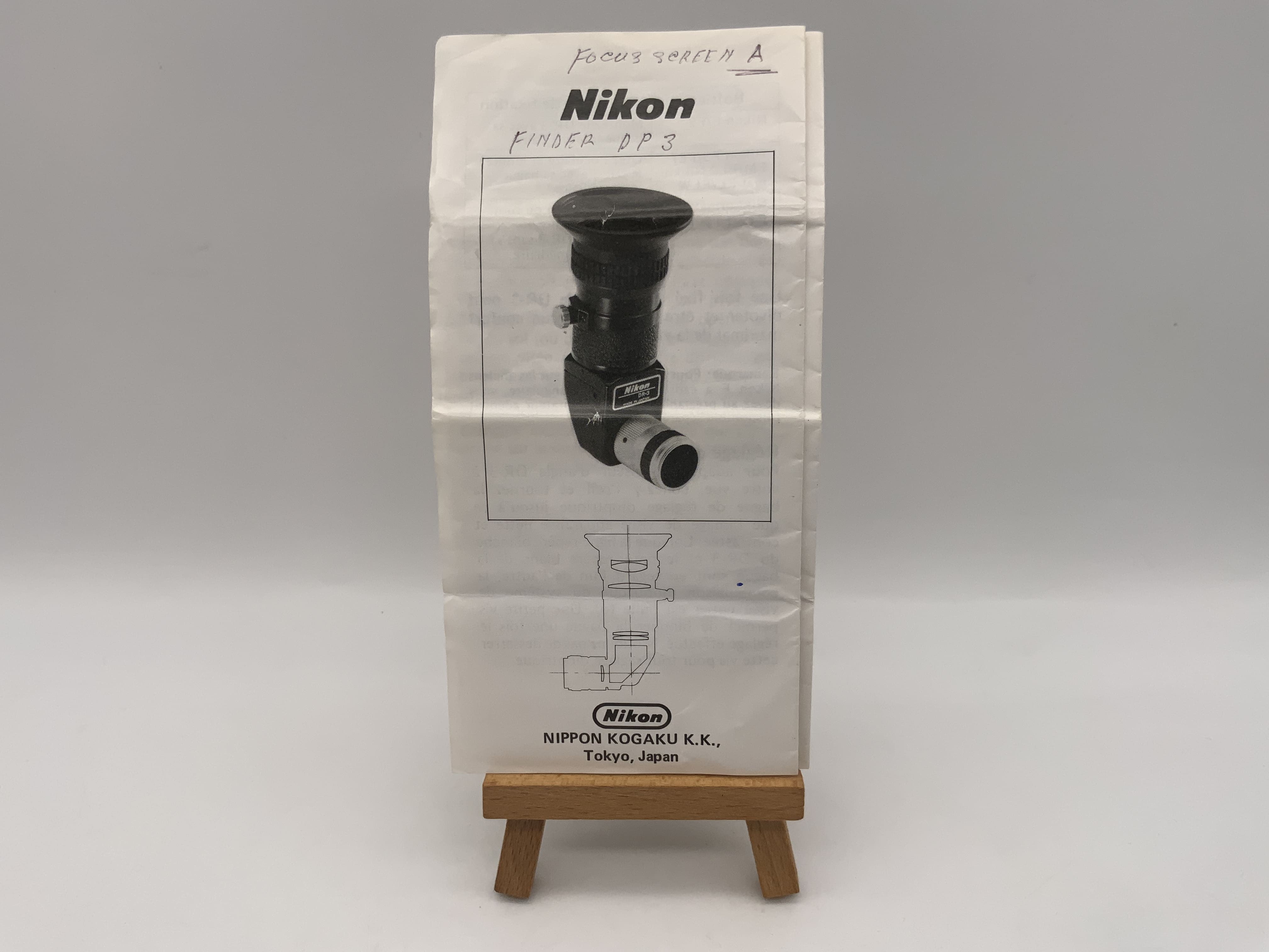 Nikon DR-3 Right-Angle Finder User Manual (German)