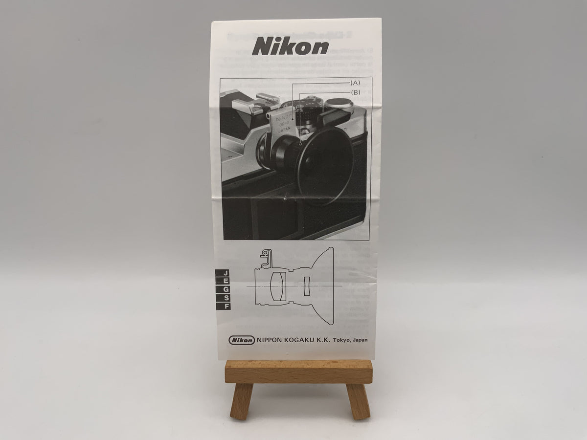Nikon Viewfinder Magnifier DG-2 User Manual Operating Instructions German