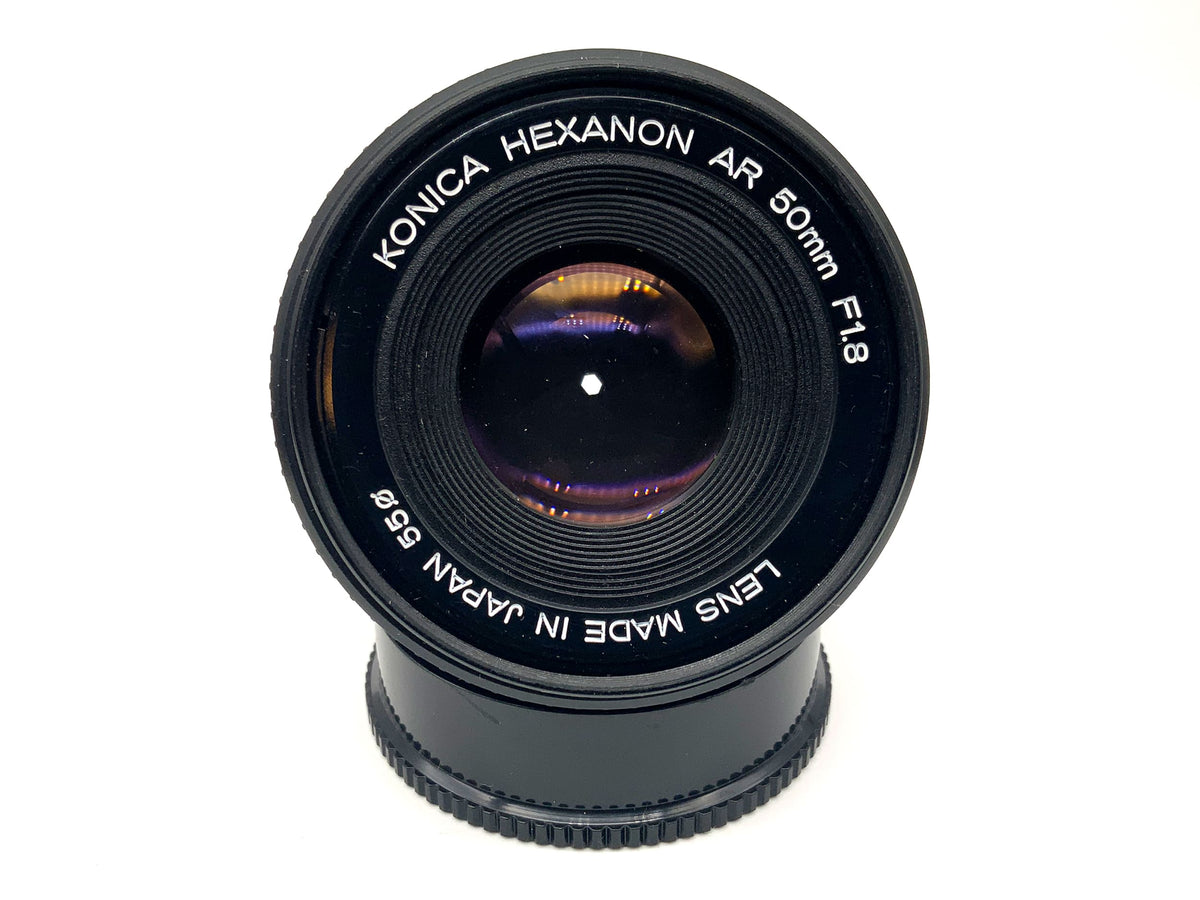 Konica Hexanon OVP 50mm 1:1.8 prime lens (Konica AR)