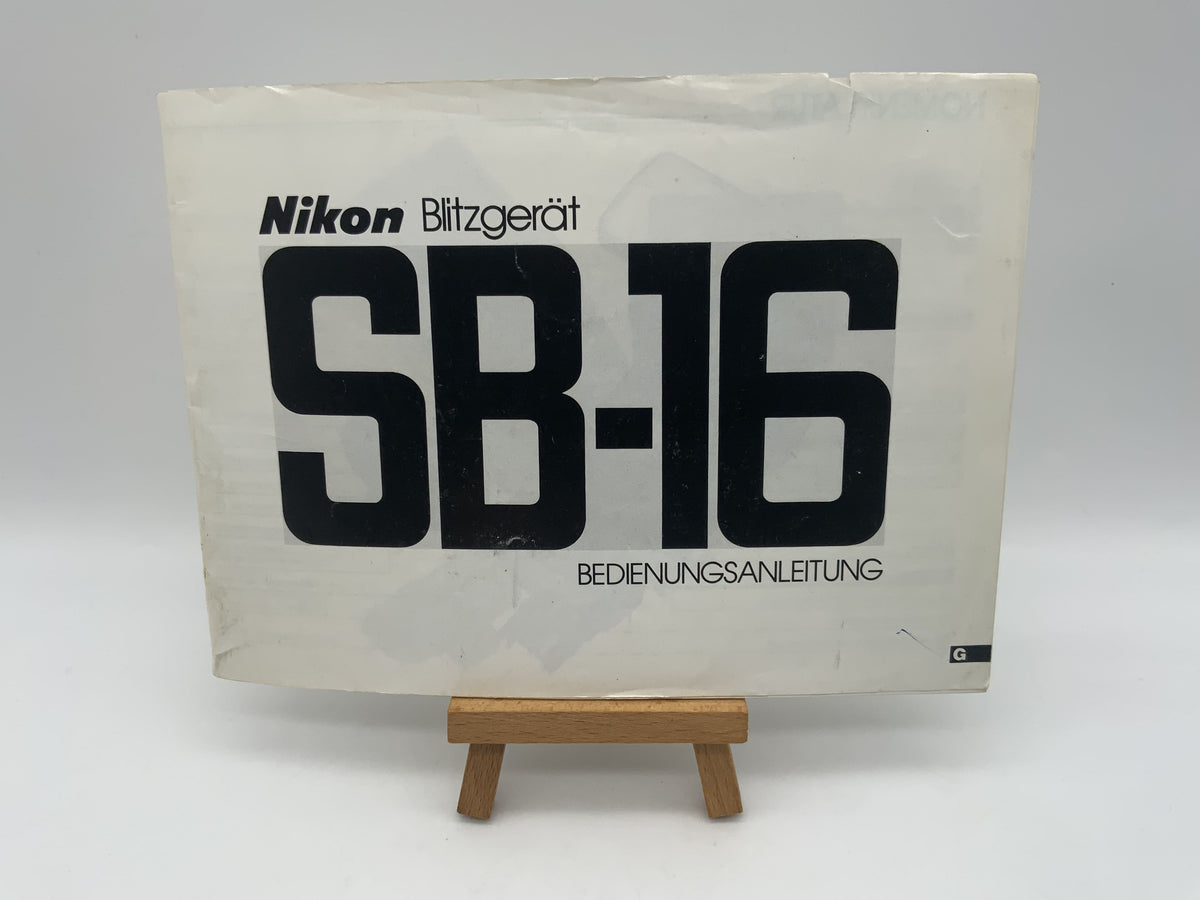 Nikon SB-16 User Manual (German)