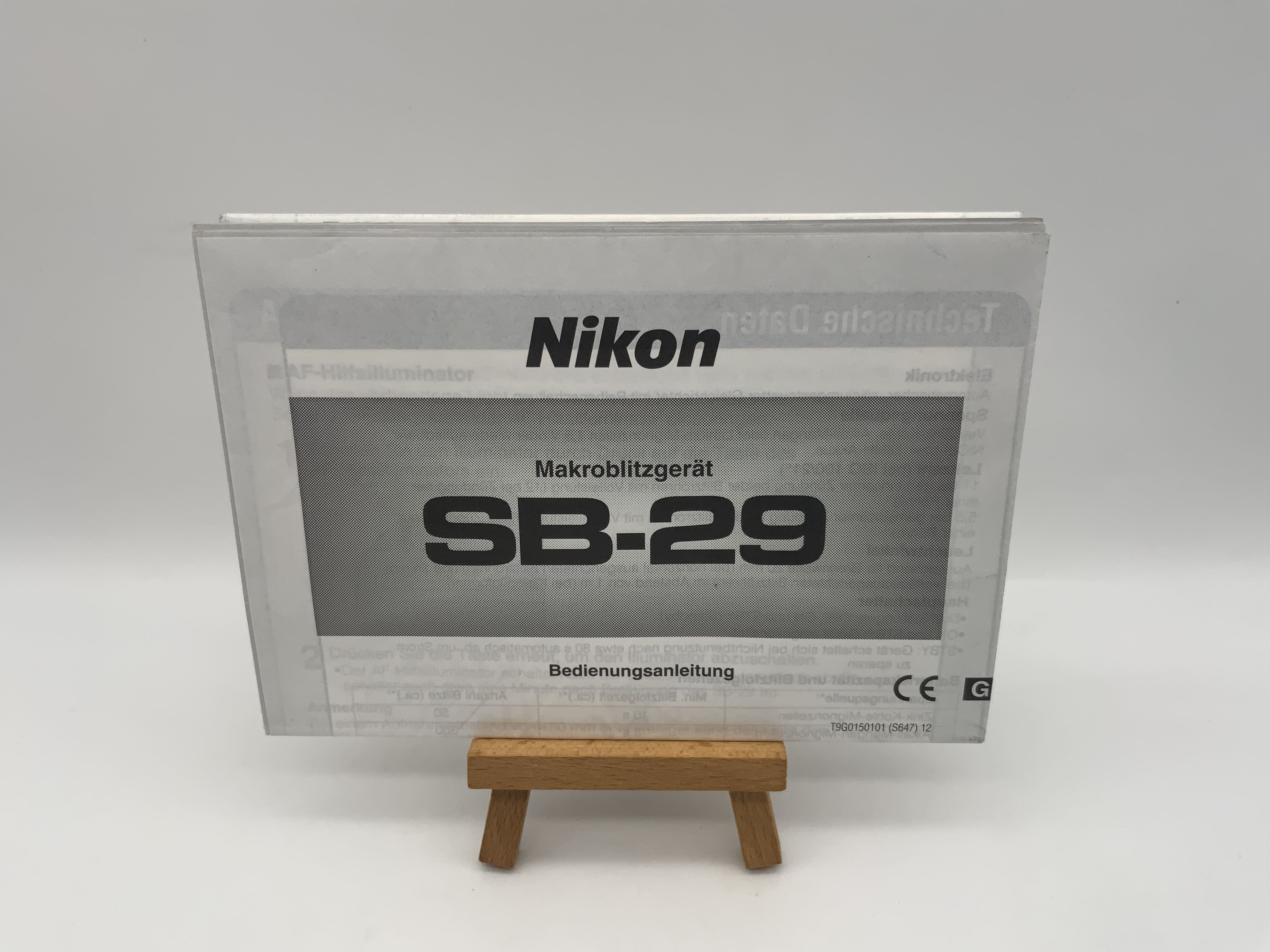 Nikon SB-29 User Manual (German)