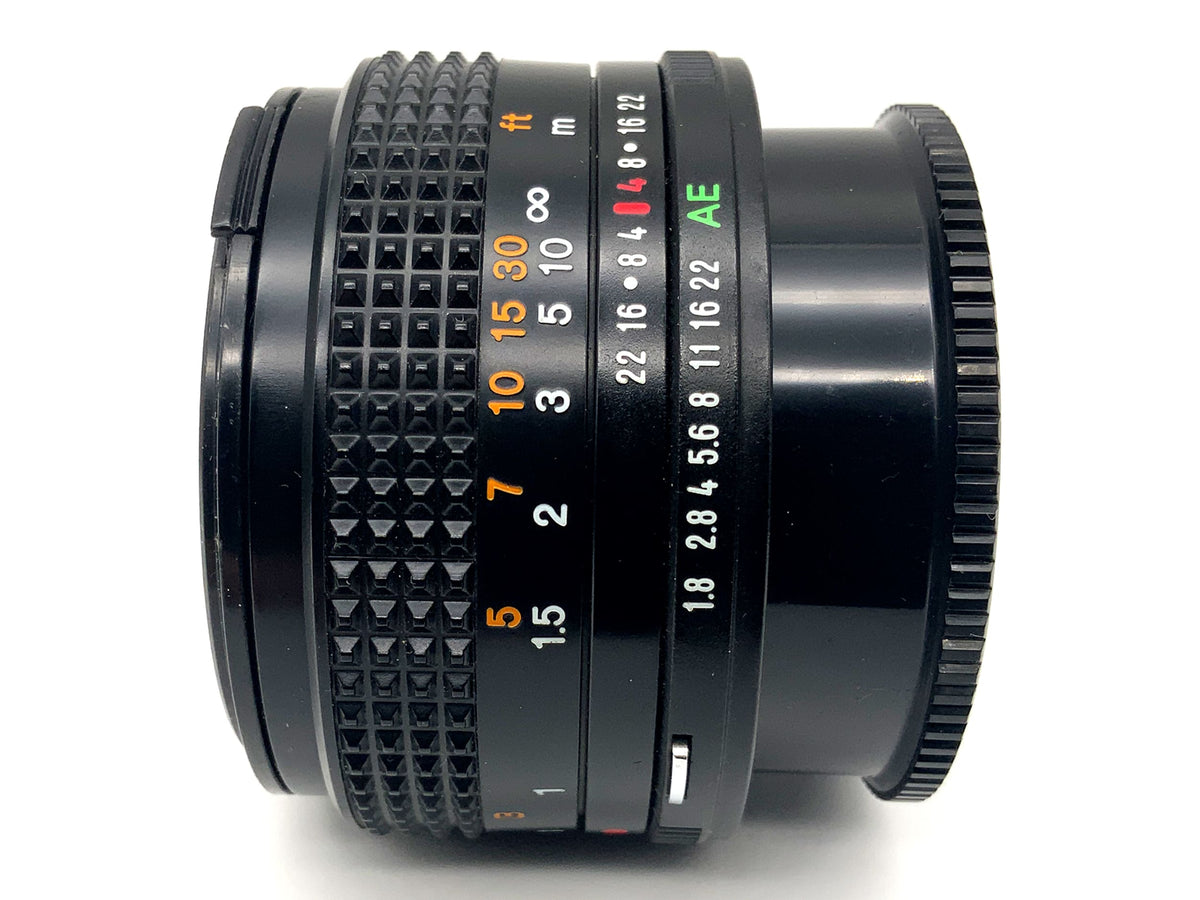 Konica Hexanon OVP 50mm 1:1.8 prime lens (Konica AR)