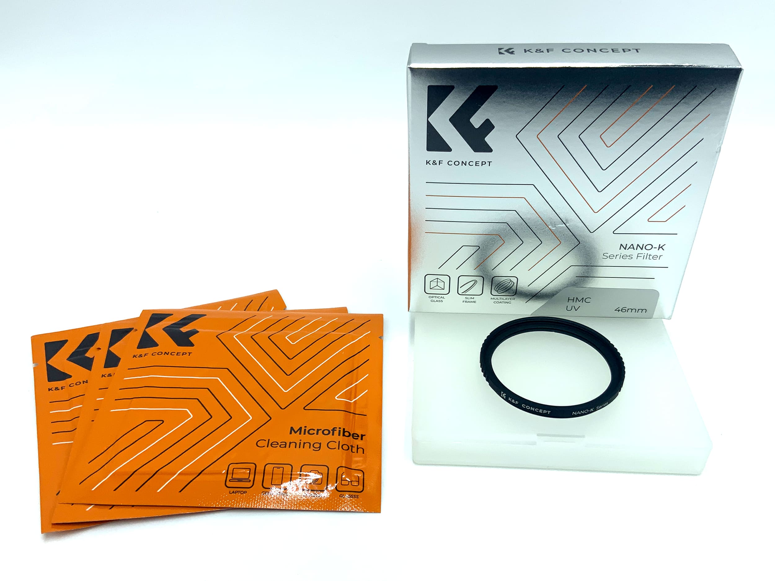 K&F Concept UV Nano-K Serie HMC in OVP Filter 46mm Kreisförmig
