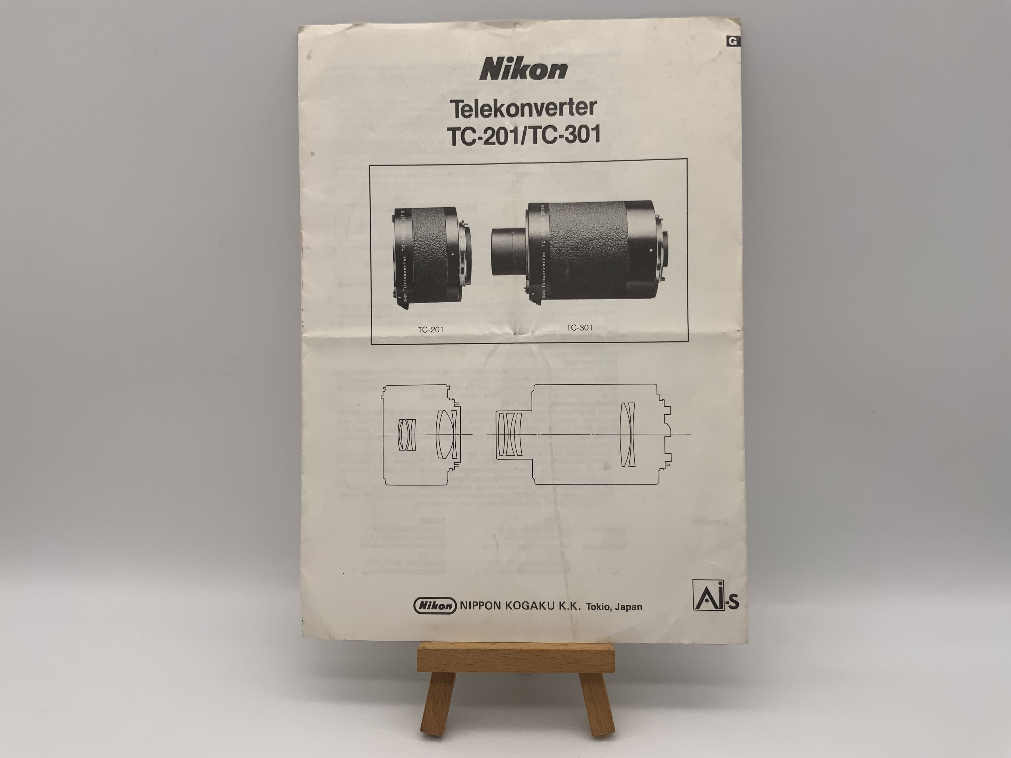 Nikon Teleconverter TC-201 / TC-301 User Manual (German)