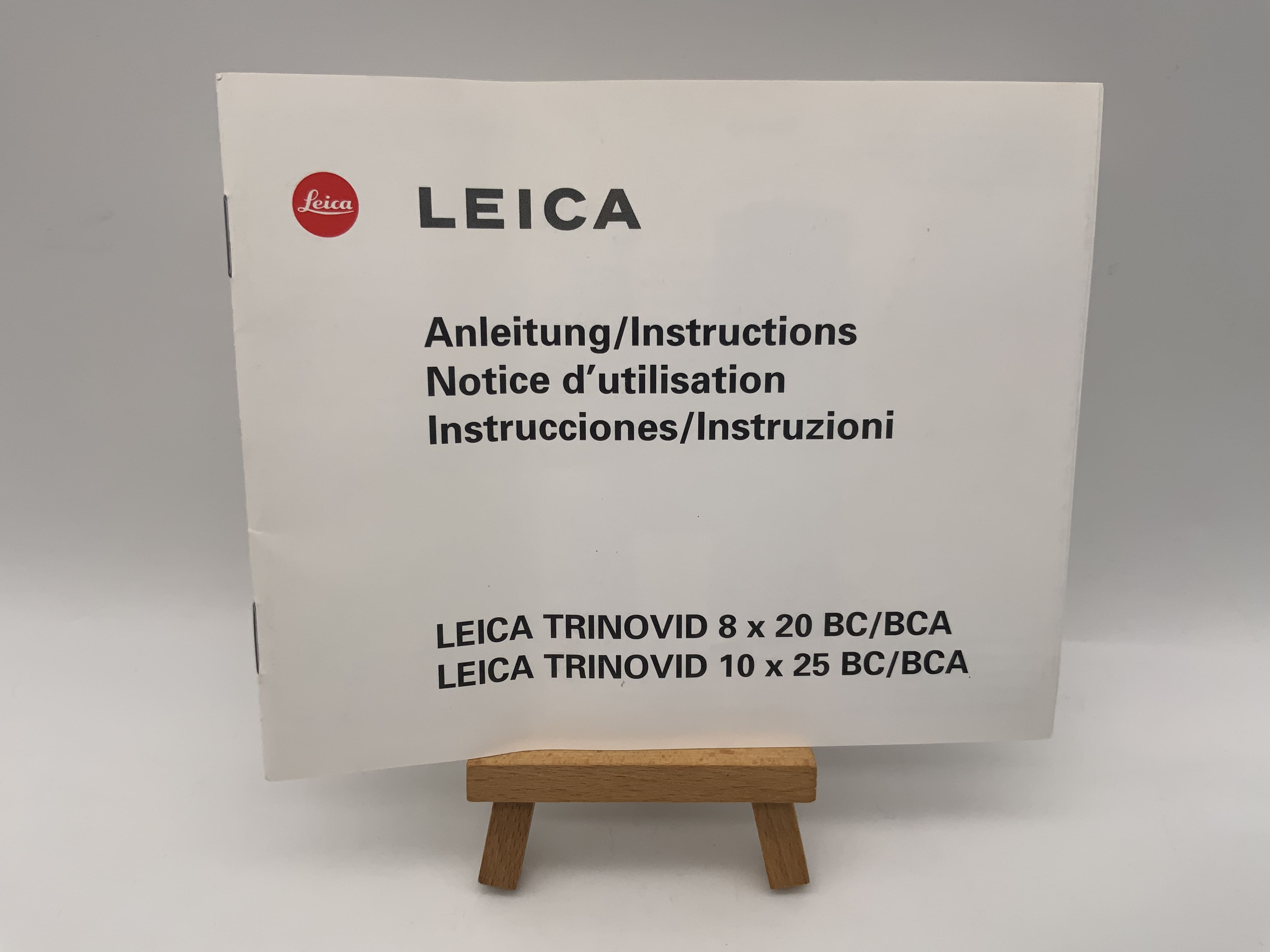Leica Trinovid 8x20 BC/BCA Trinovid 10x25 BC/BCA User Manual English