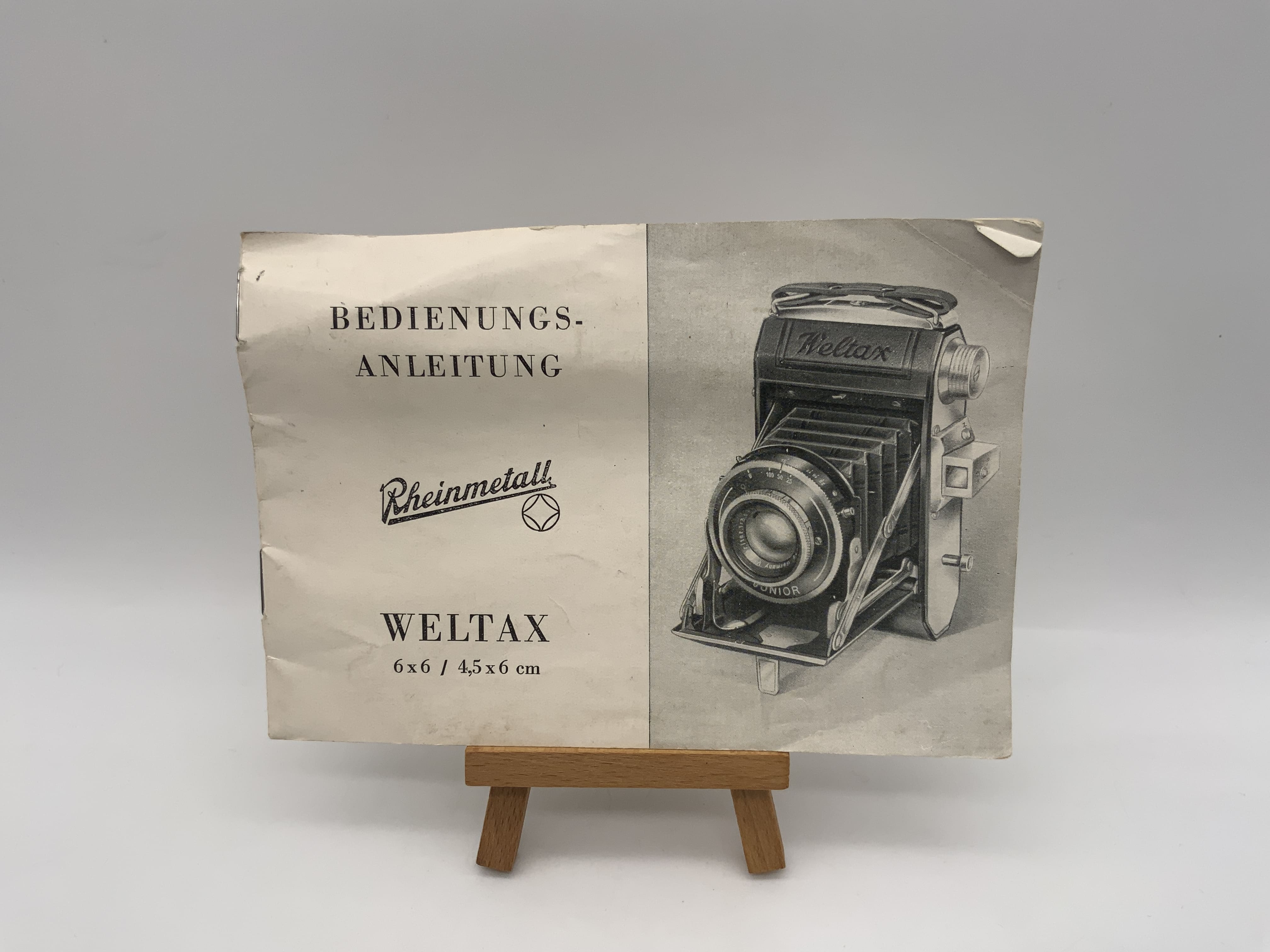 Rheinmetall Weltax 6x6 / 4.5x6cm Instructions for Use (German)