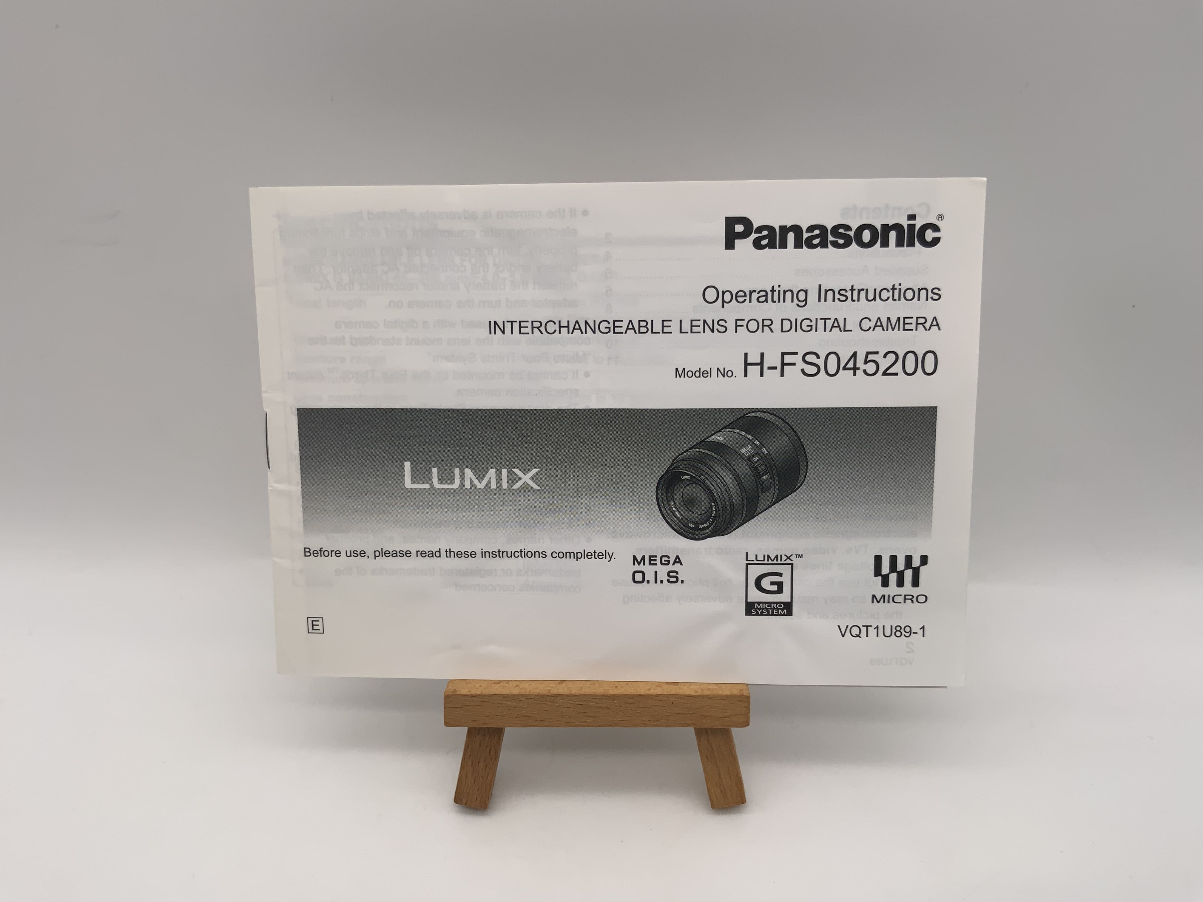 Panasonic H-FS045200 User Manual (English)