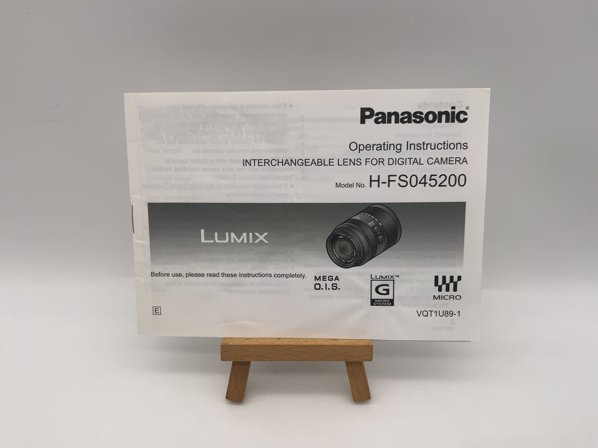 Panasonic H-FS045200 User Manual (English)