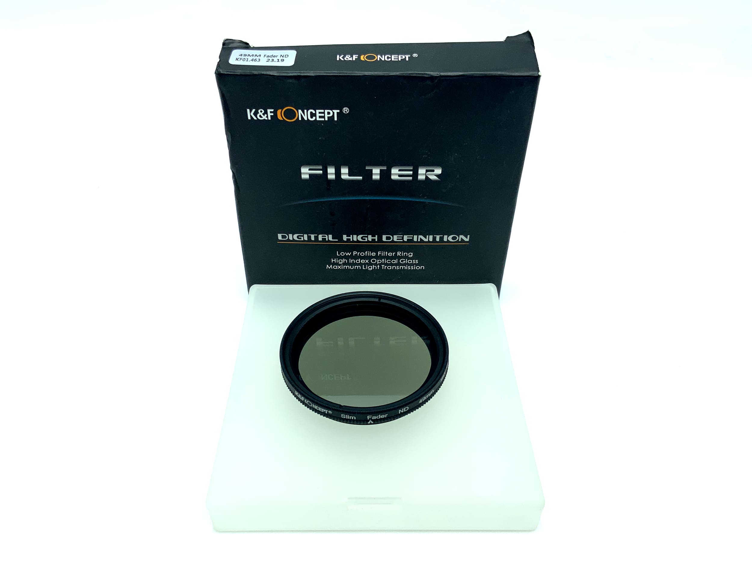 K&F Concept Graufilter Slim Fader ND in OVP Filter 49mm Kreisförmig