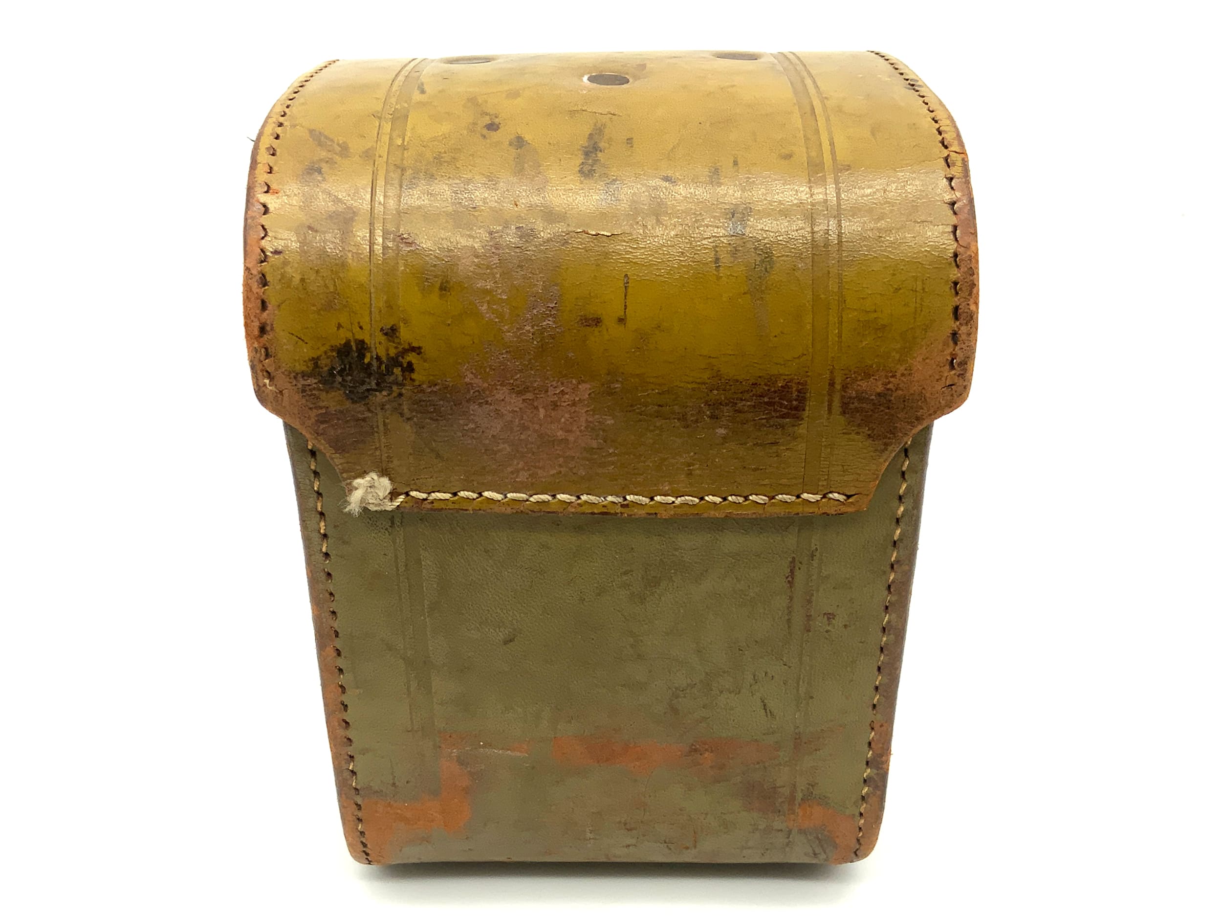 Rollei ready bag, green leather bag! Heavily used! Camera bag