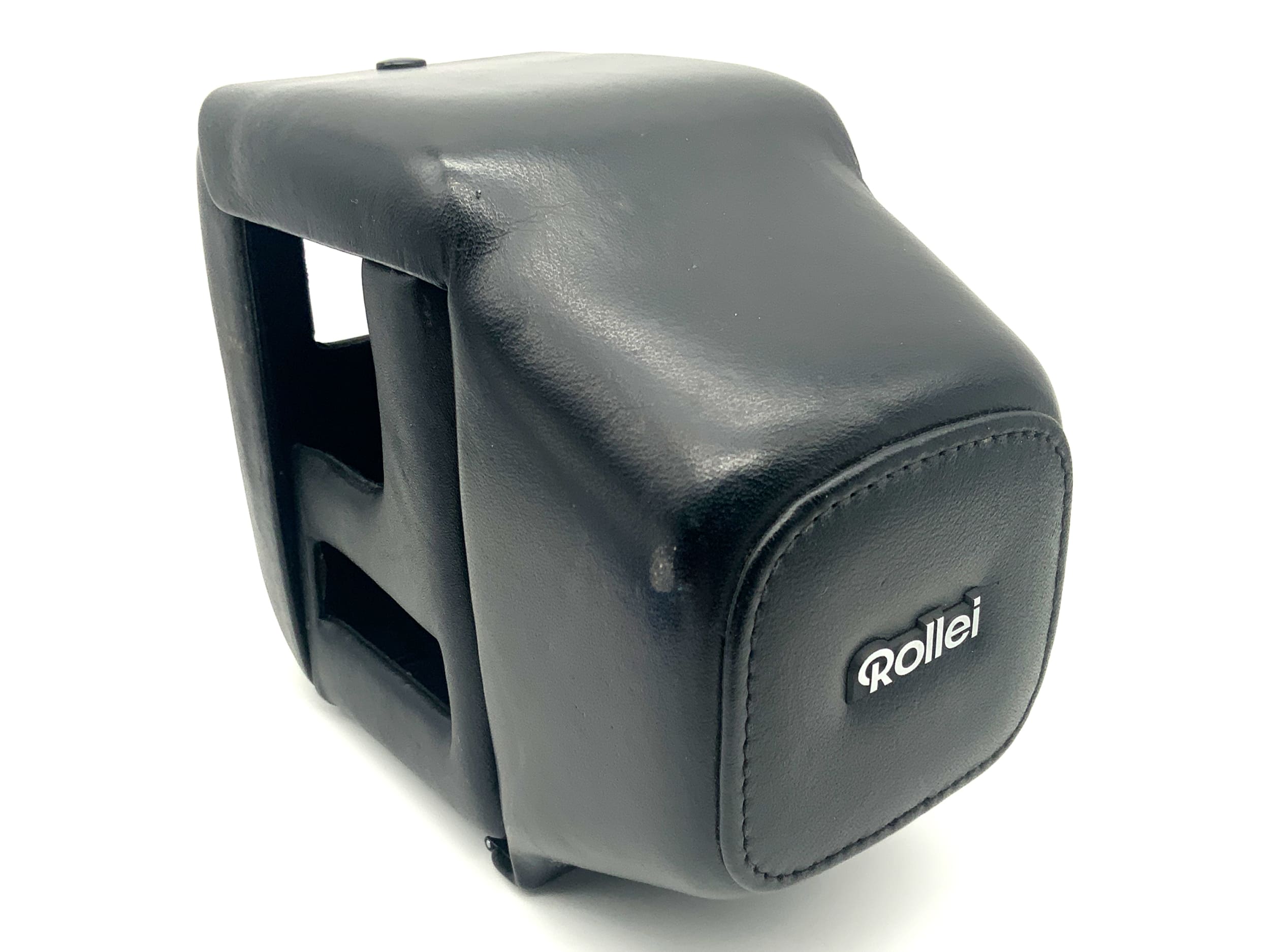 Rollei Rolleiflex SLX bag, black leather camera bag, photo bag, camera bag