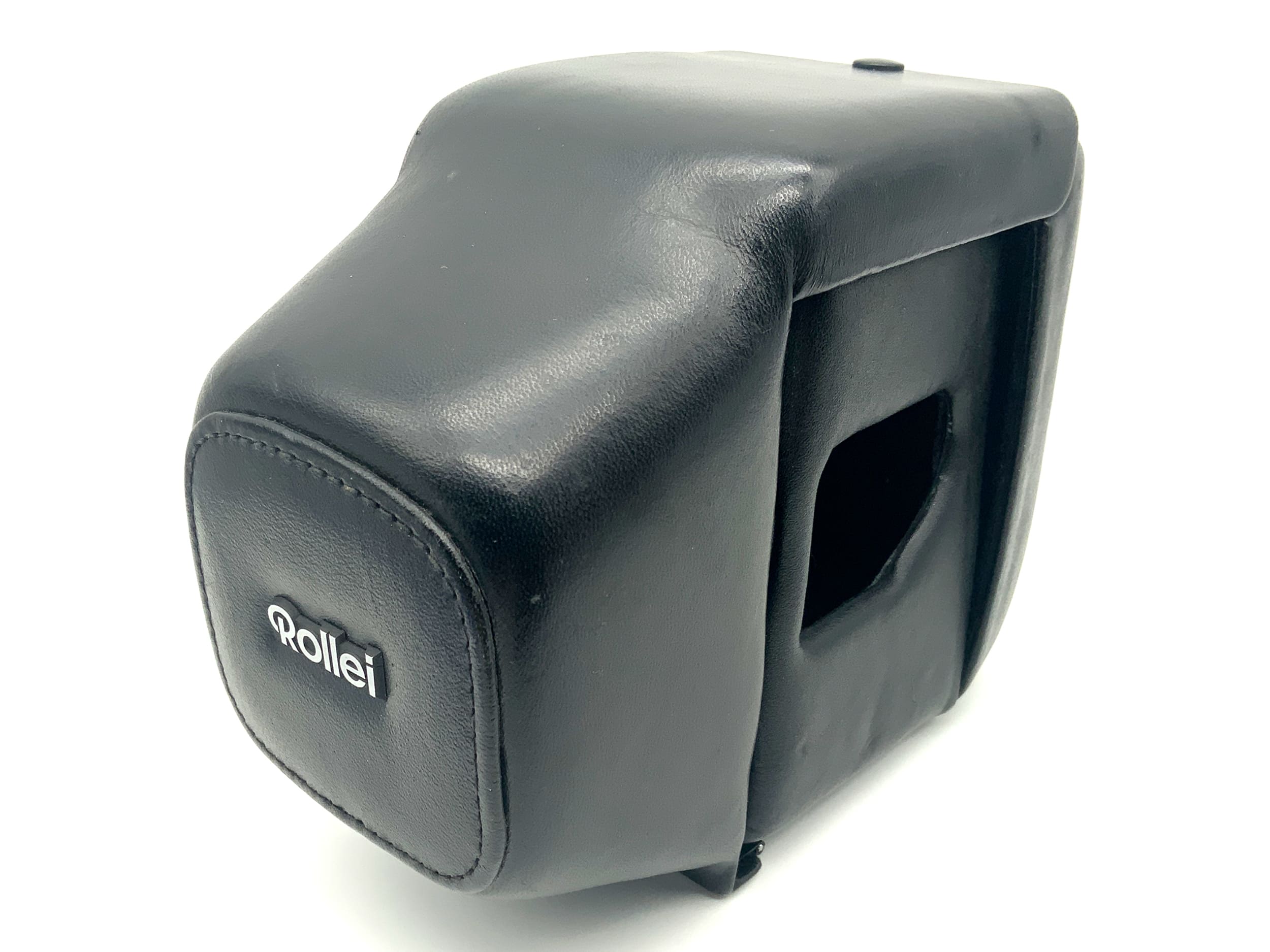 Rollei Rolleiflex SLX bag, black leather camera bag, photo bag, camera bag