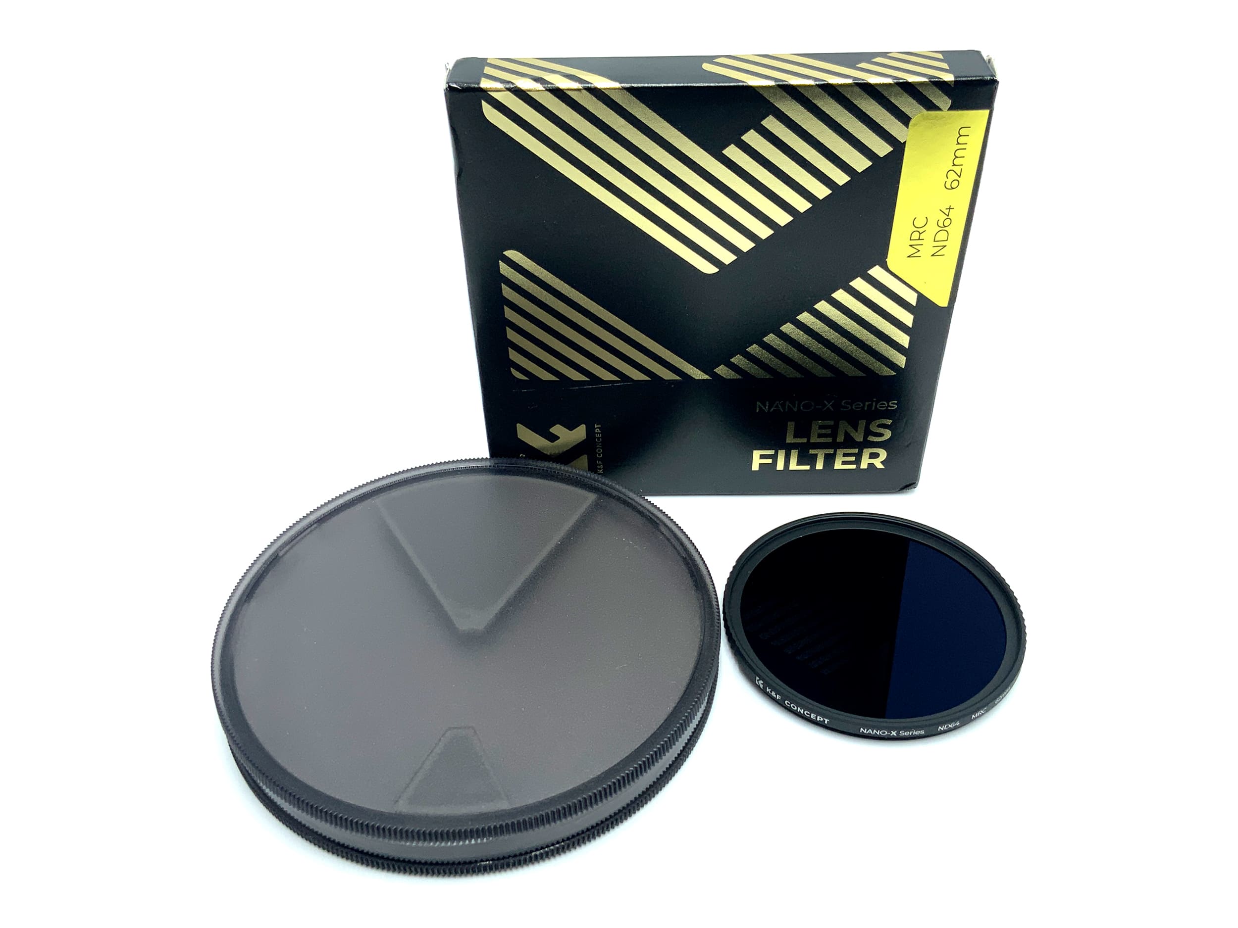 K&F Concept Graufilter Nano-X MRC ND64 in OVP Filter 62mm Kreisförmig
