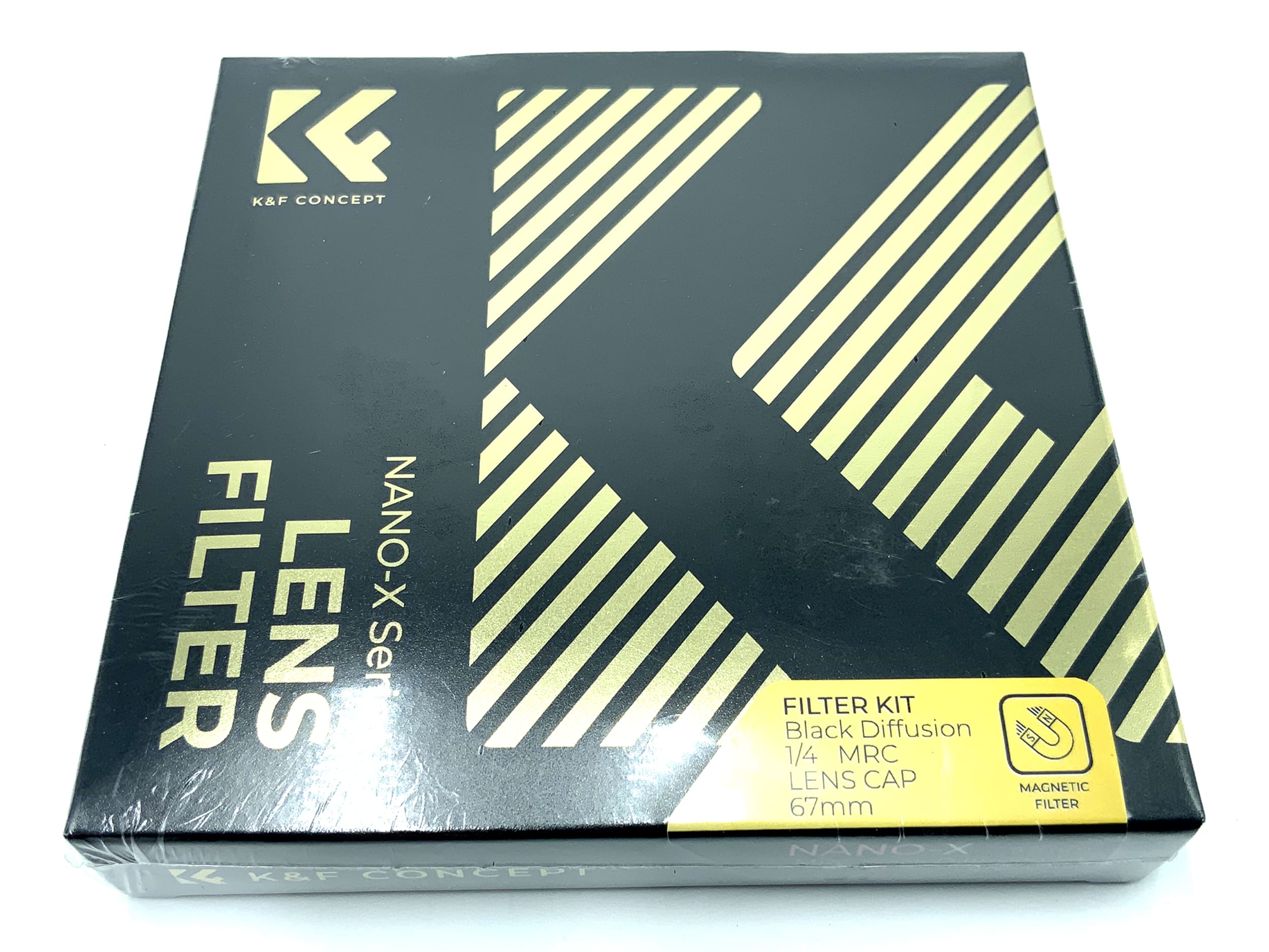 K&F Concept Filter Kit Nano-X Black Diffusion 1/4 MRC+Lens Cap OVP Filter 67mm