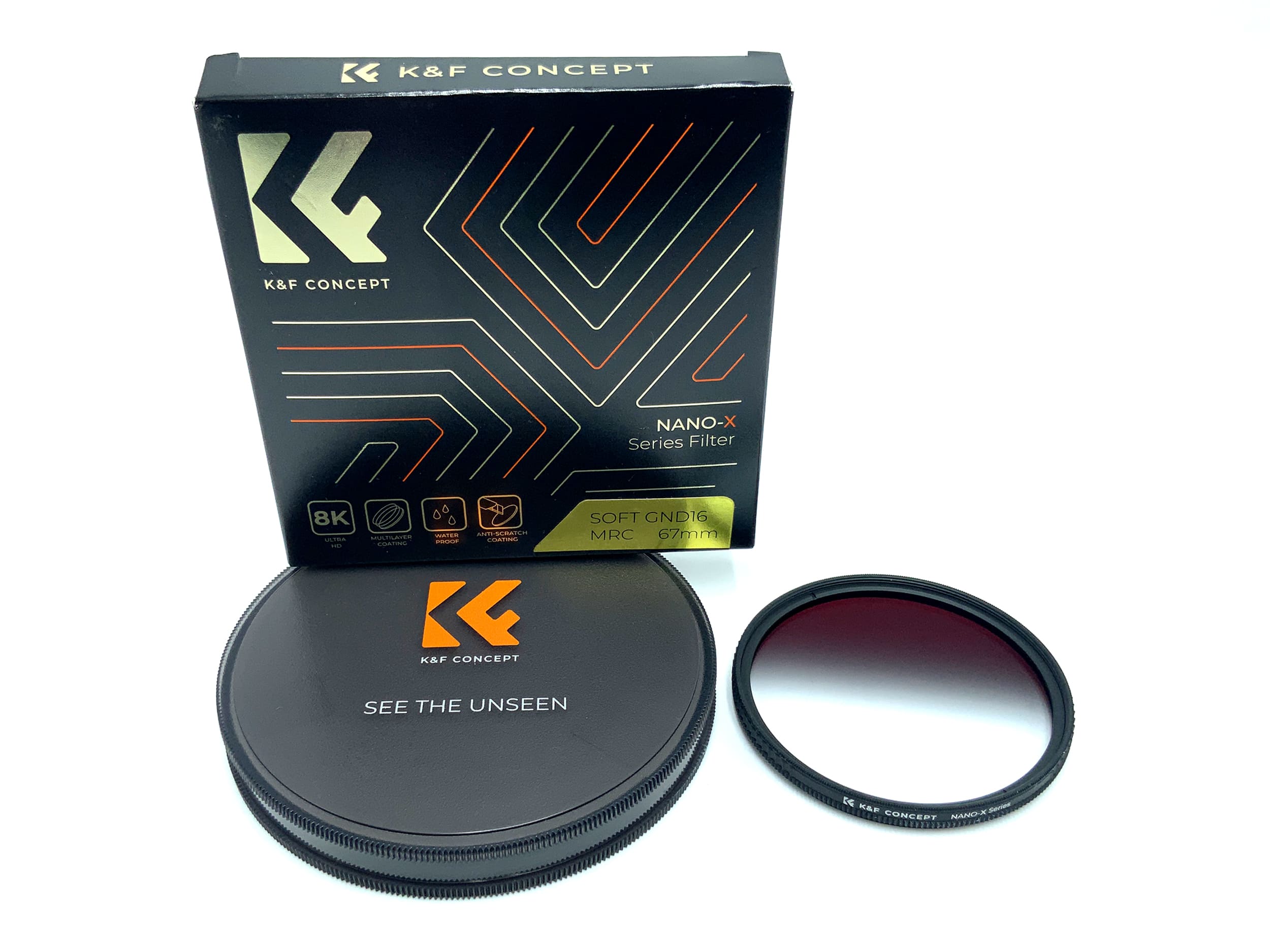K&F Concept Verlaufsfilter Nano-X Soft GND16 MRC in Ovp Filter 67mm Kreisförmig