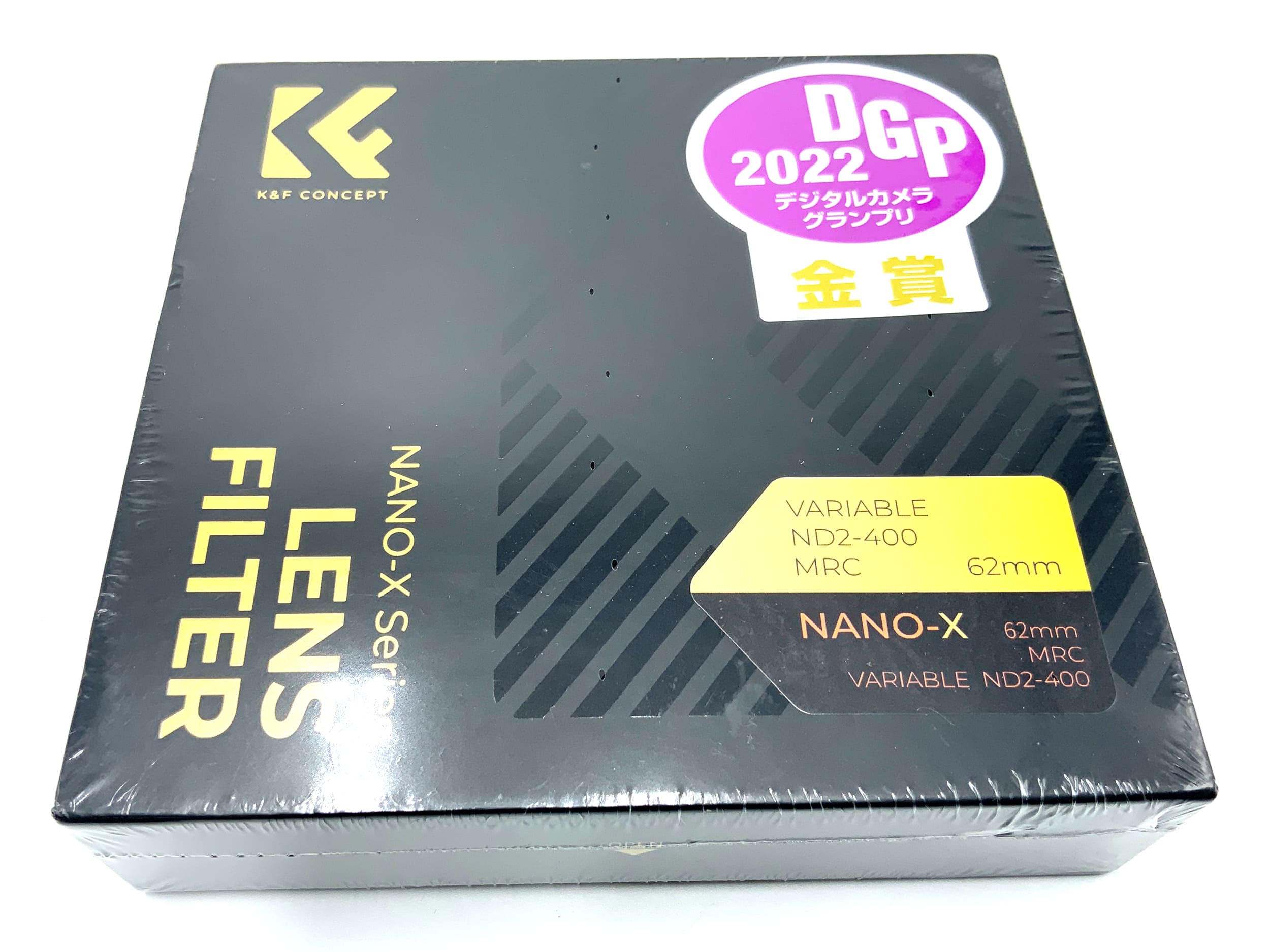 K&F Concept Graufilter Nano-X Variable ND2-400 MRC OVP Filter 62mm Kreisförmig