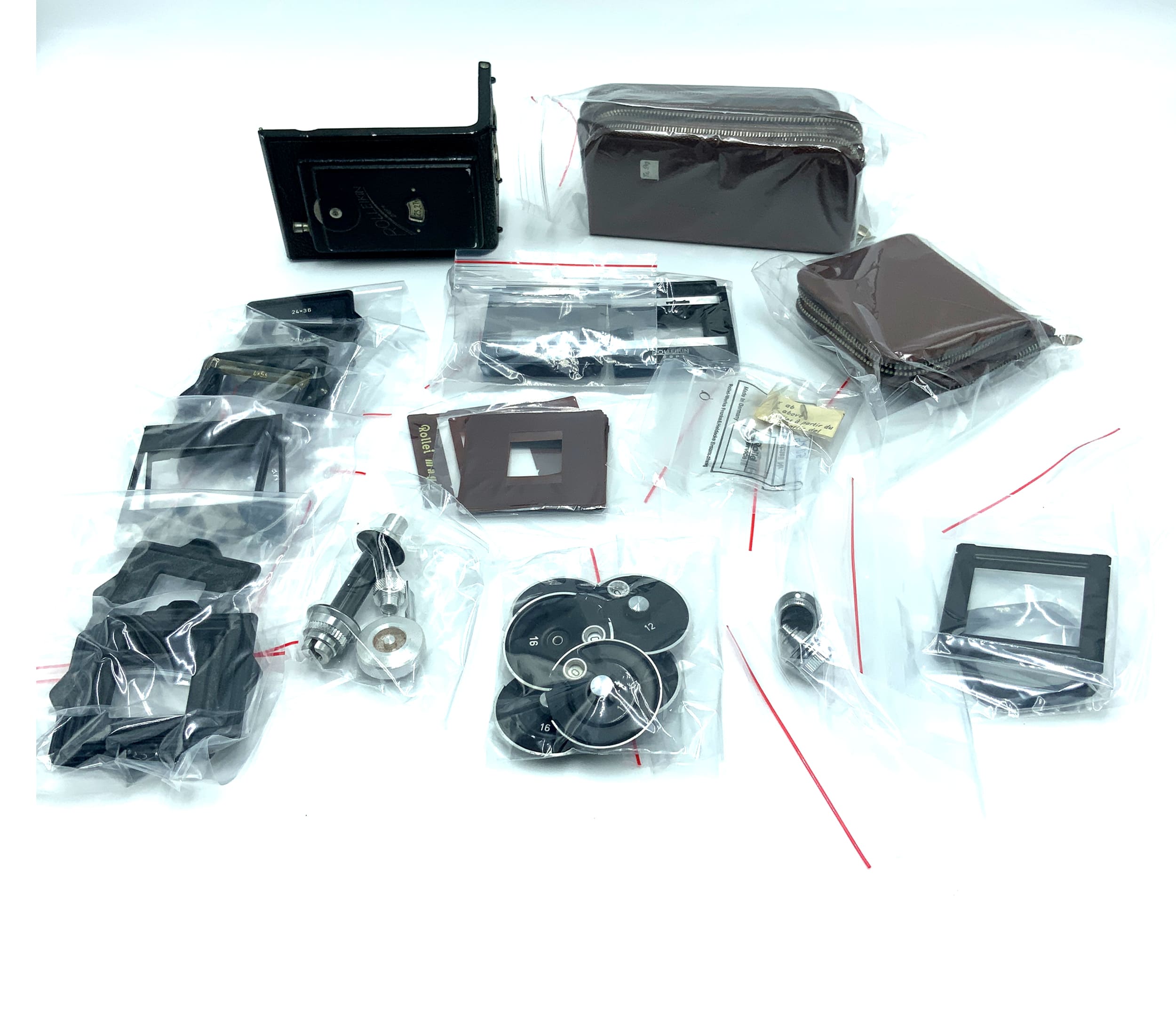 Rollei F&H Rolleikin Rolleicord Exposure Kit Konvolut Set Rolleiflex Maske