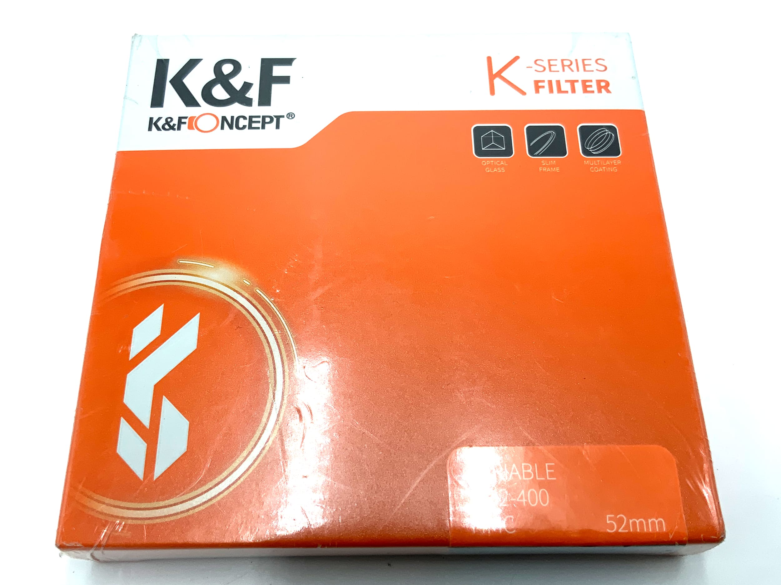 K&F Concept Graufilter Nano-K HMC Variable ND2-400 OVP Filter 52mm Kreisförmig
