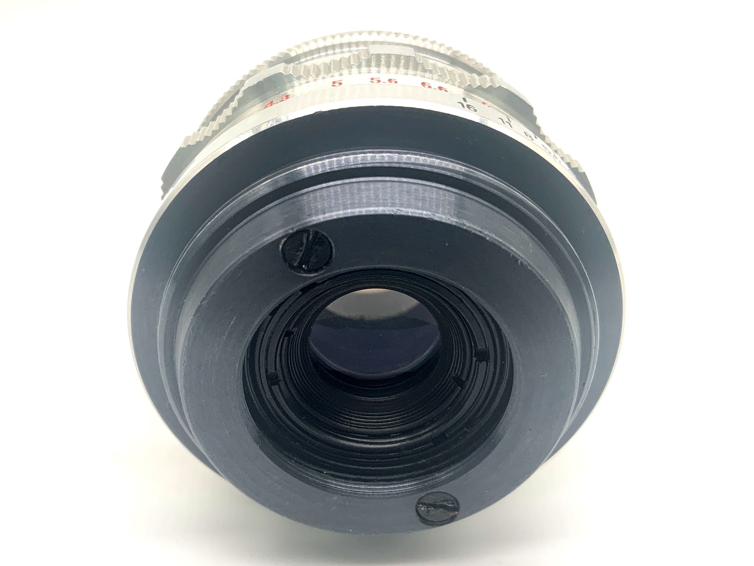 Carl Zeiss Jena Tessar Q1 14 Blades compact red T 50mm 1:3.5 Objektiv (M42)