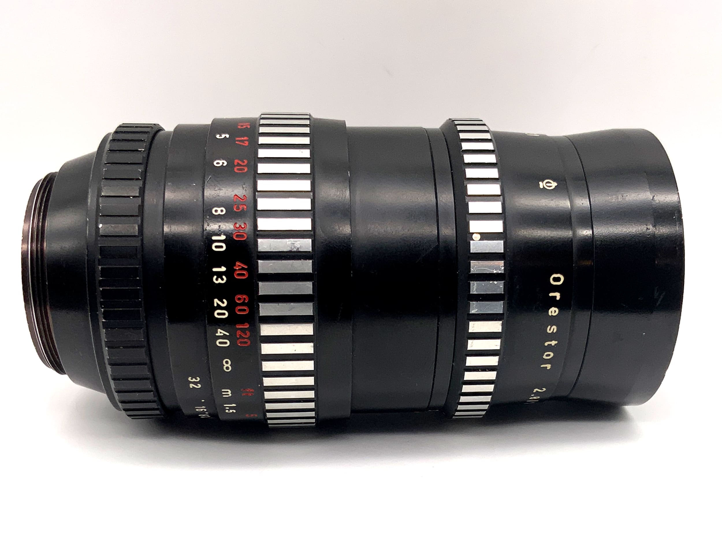 Meyer-Optik Görlitz 135mm 1:2.8 Lens Q1 Orestor Fixed Focal Length Zebra (M42)