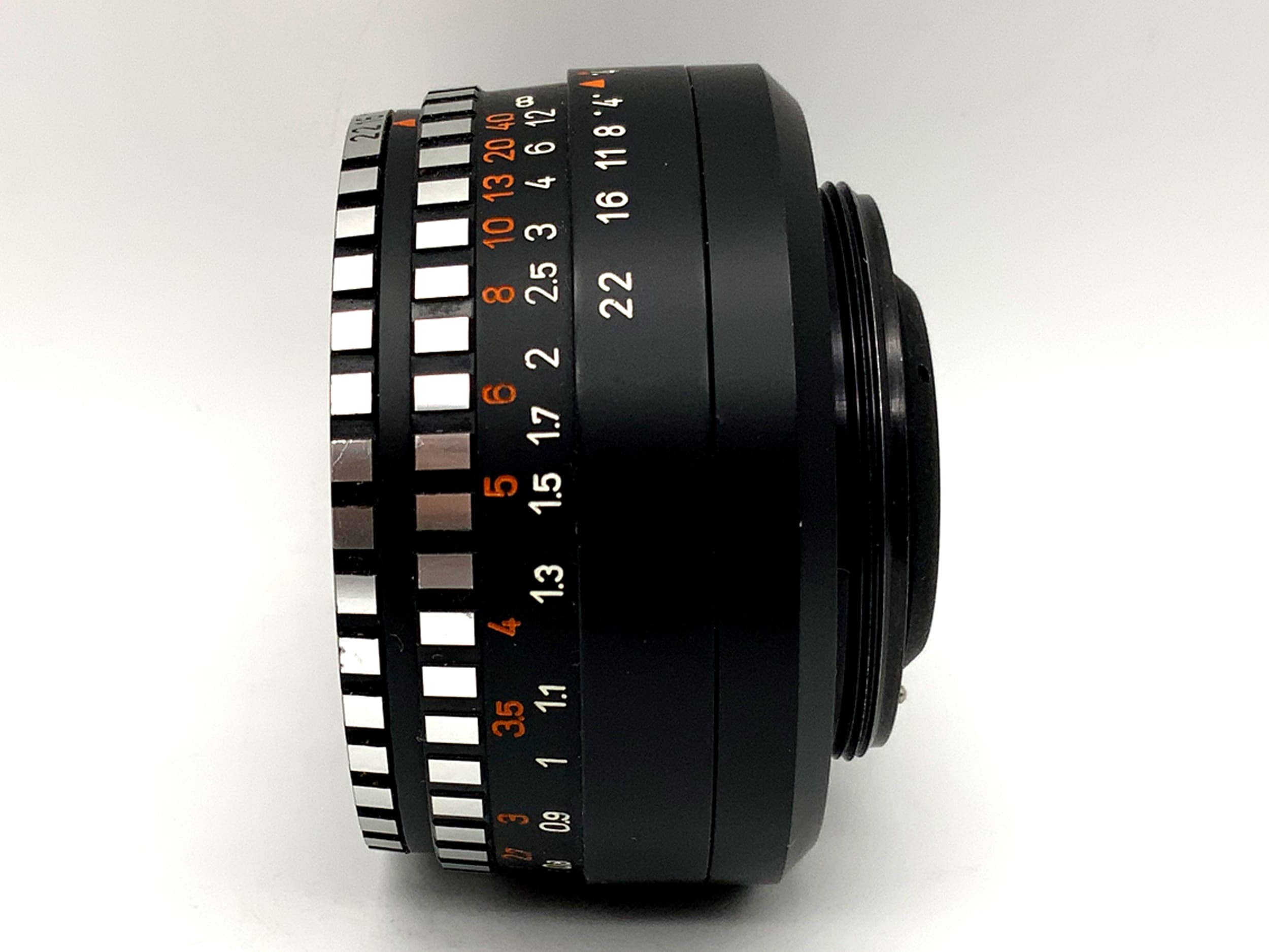 Meyer-Optik Görlitz 50mm 1:2.8 lens Domiplan Zebra prime lens (M42)