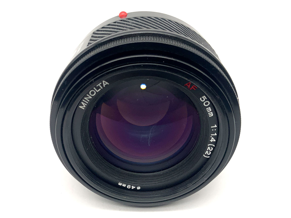 Minolta 50mm 1:1.4(22) lens AF fixed focal length autofocus (Minolta AF/Sony A)