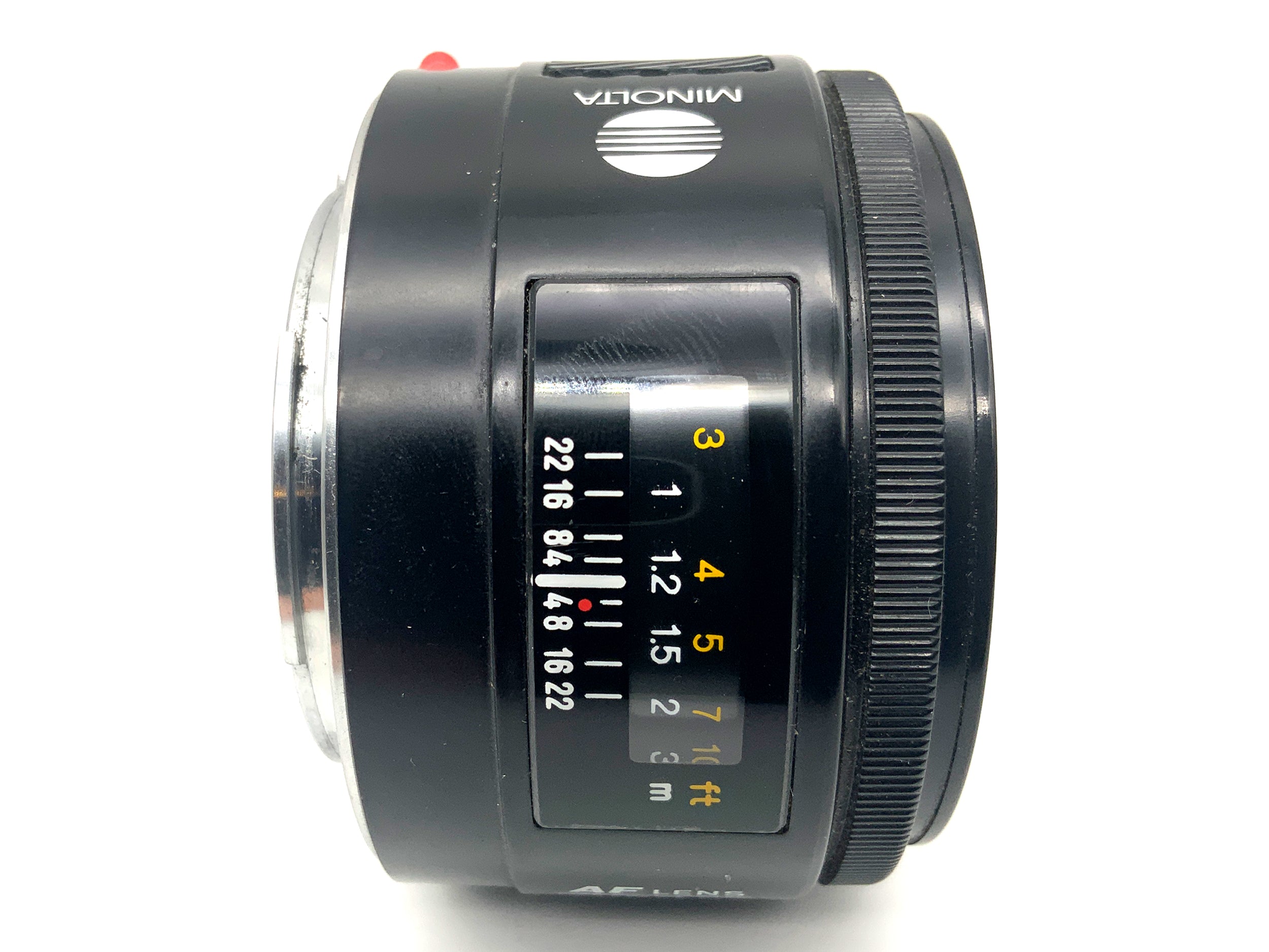 Minolta 50mm 1:1.4(22) lens AF fixed focal length autofocus (Minolta AF/Sony A)
