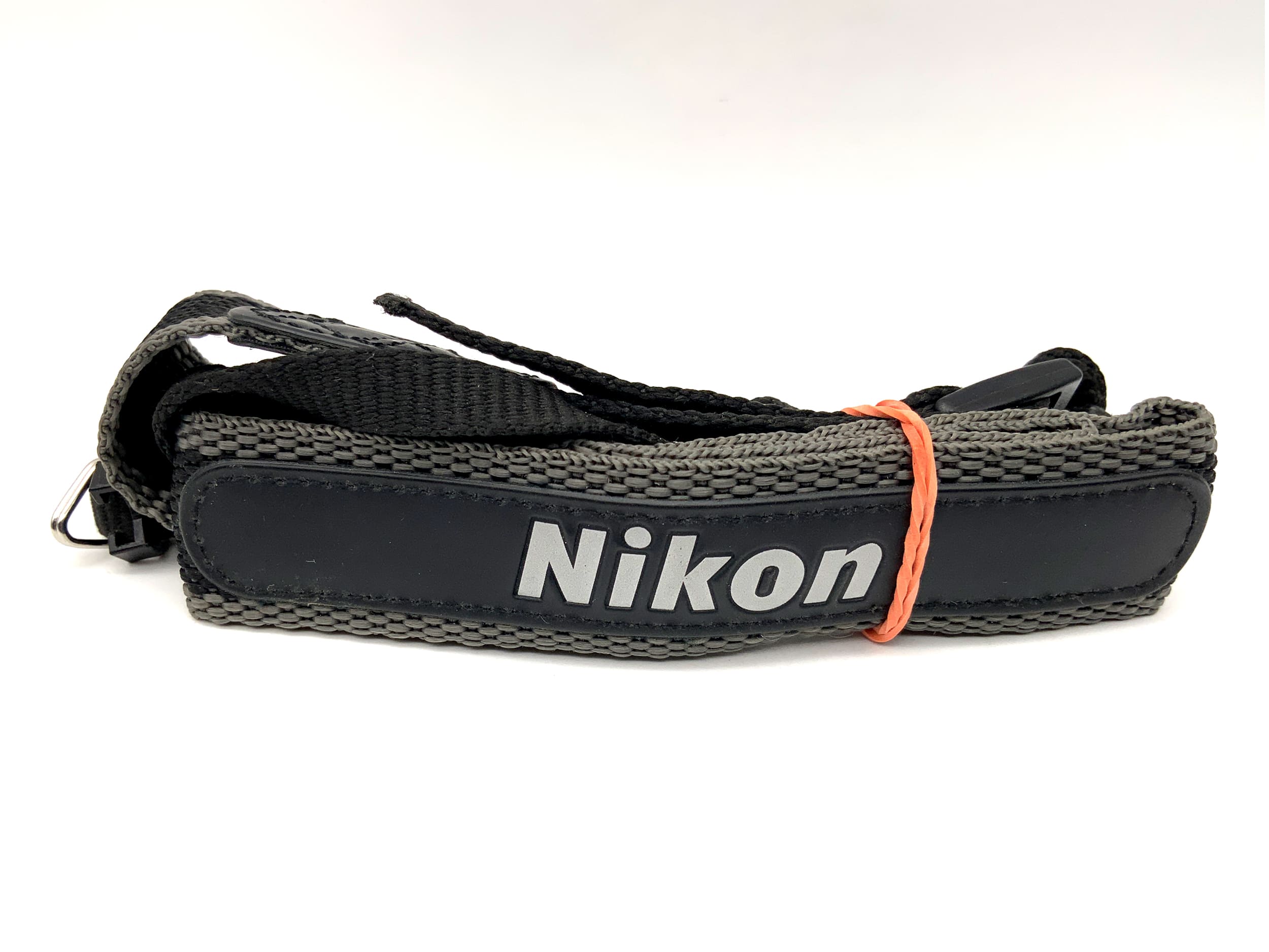 Nikon camera strap, black/grey, approx. 27mm