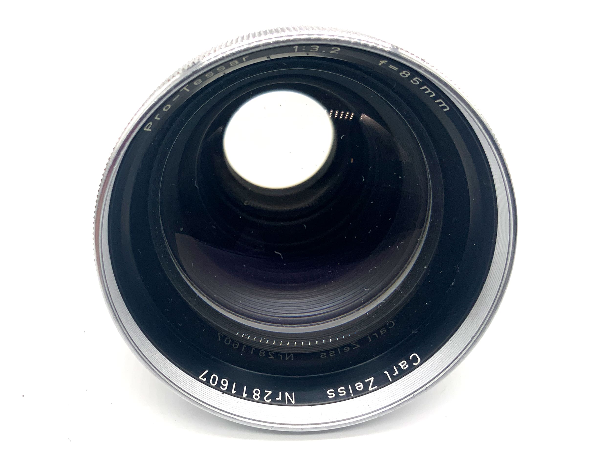 Carl Zeiss Pro-Tessar 85mm 1:3.2 Objektiv in OVP mit Deckel Festbrennweite (DKL)